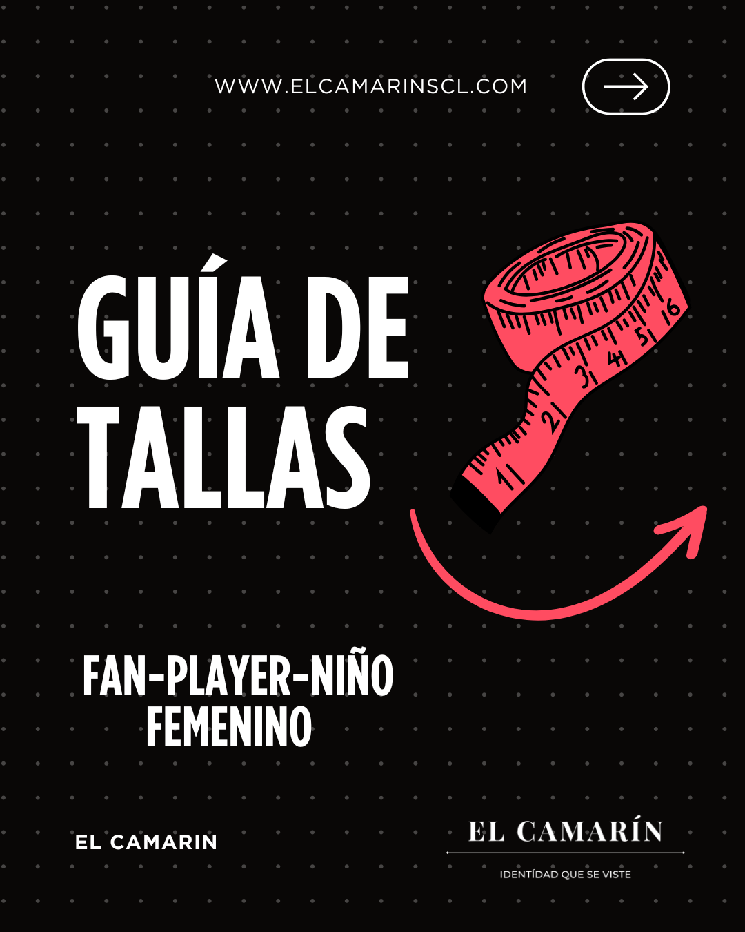 GUÍA DE TALLAS FUTBOL