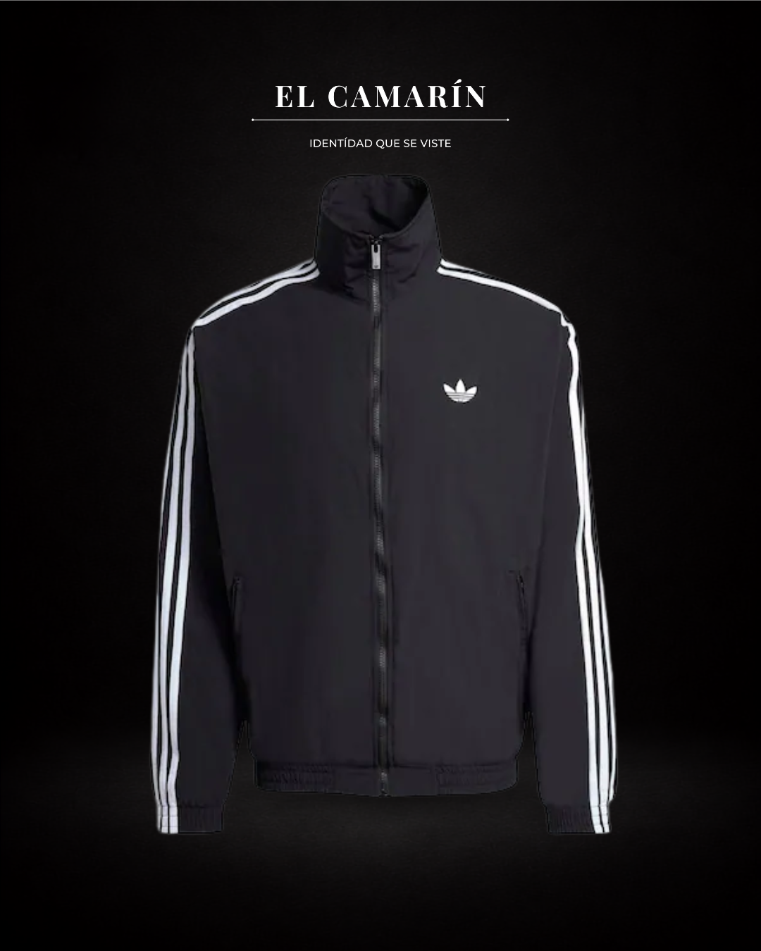 CHAQUETA DEPORTIVA FIREBIRD ADIDAS ORIGINAL NEGRA