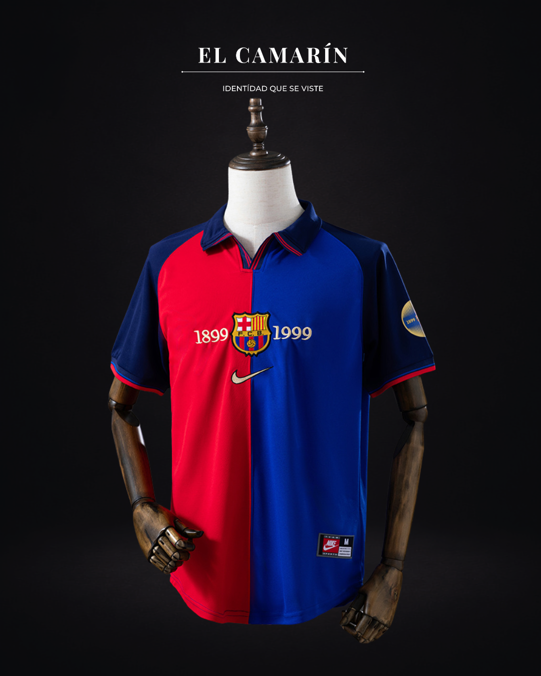 CAMISETA BARCELONA 1999 LOCAL - 100 AÑOS