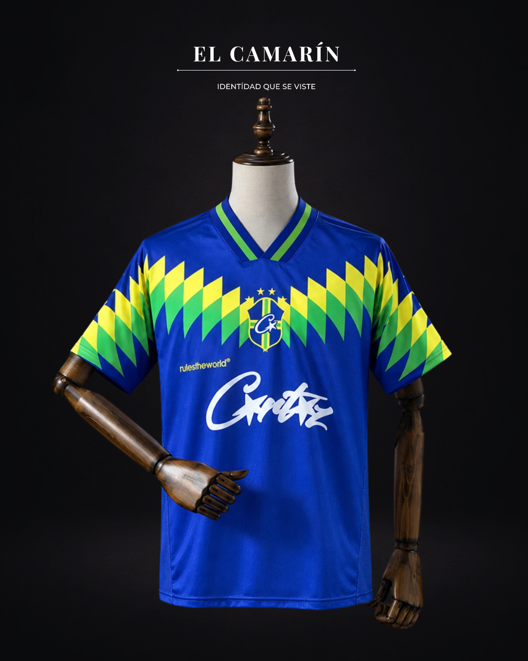 CAMISETA BRASIL X CORTEIZ - AZUL