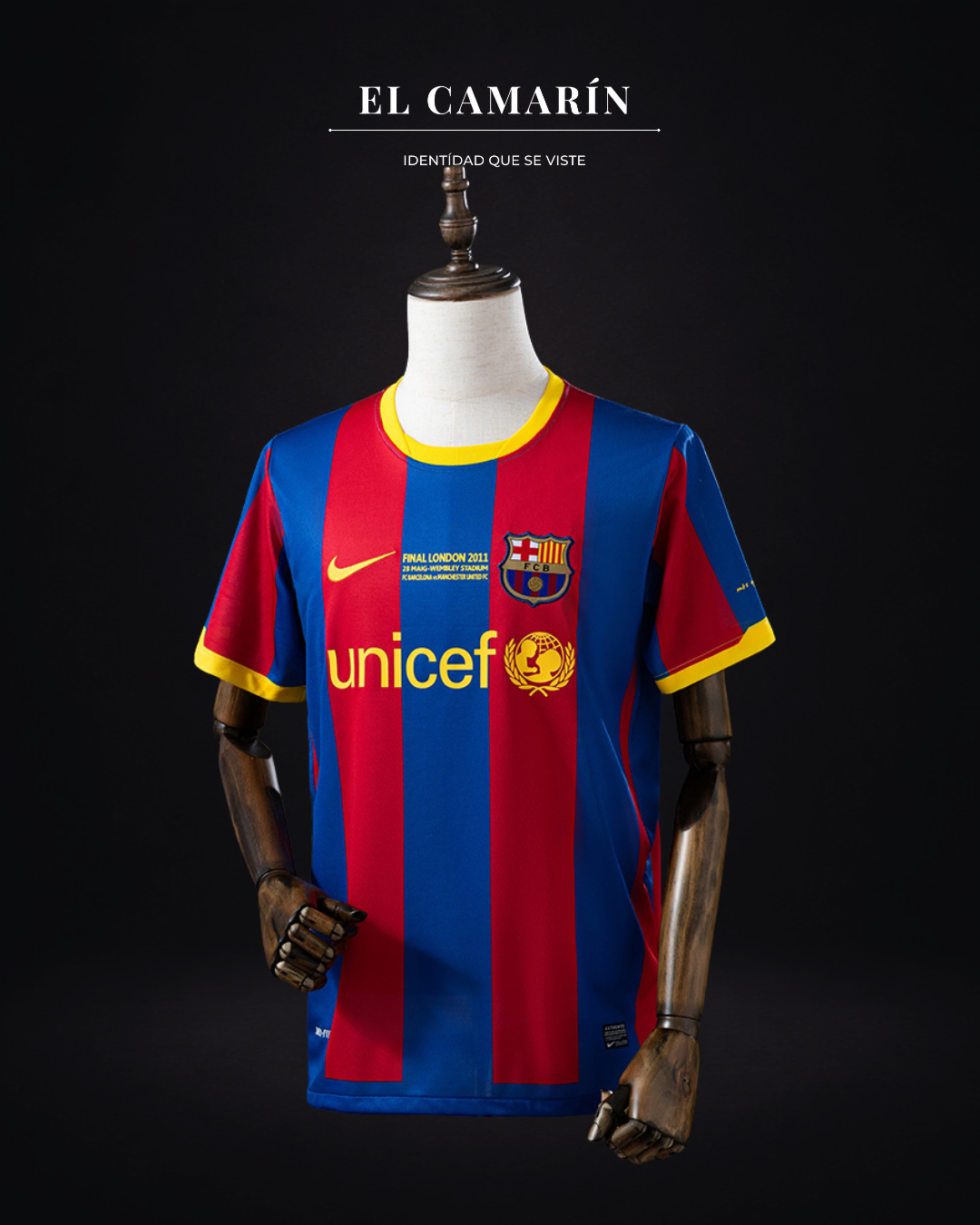 CAMISETA BARCELONA 2011 LOCAL FINAL CHAMPIONS