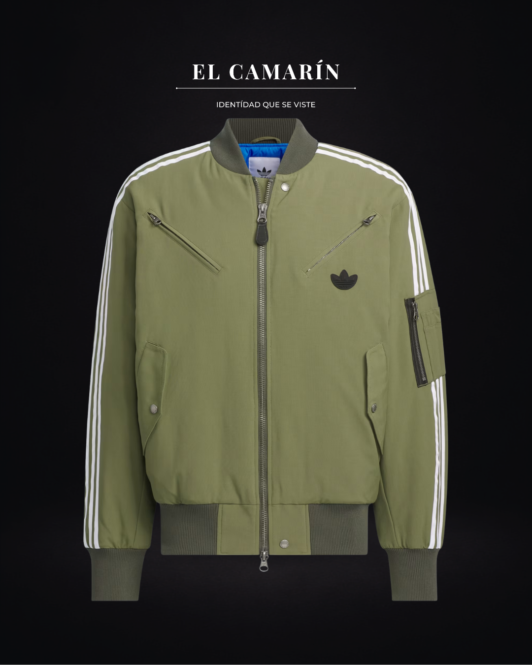 CHAQUETA ADIDAS ORIGINALS PADDED BOMBER - VERDE
