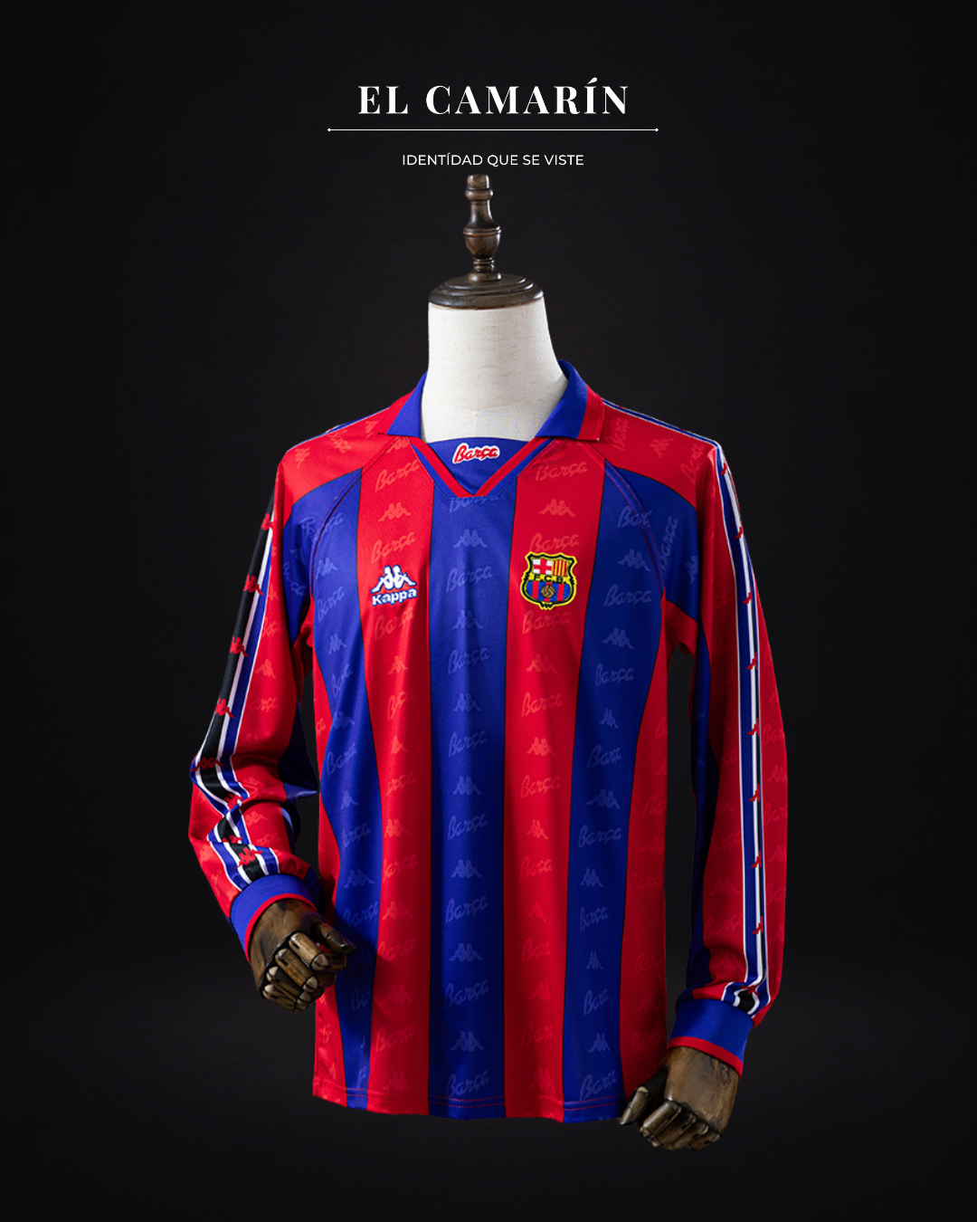 CAMISETA BARCELONA 1996-97 LOCAL - M.LARGA