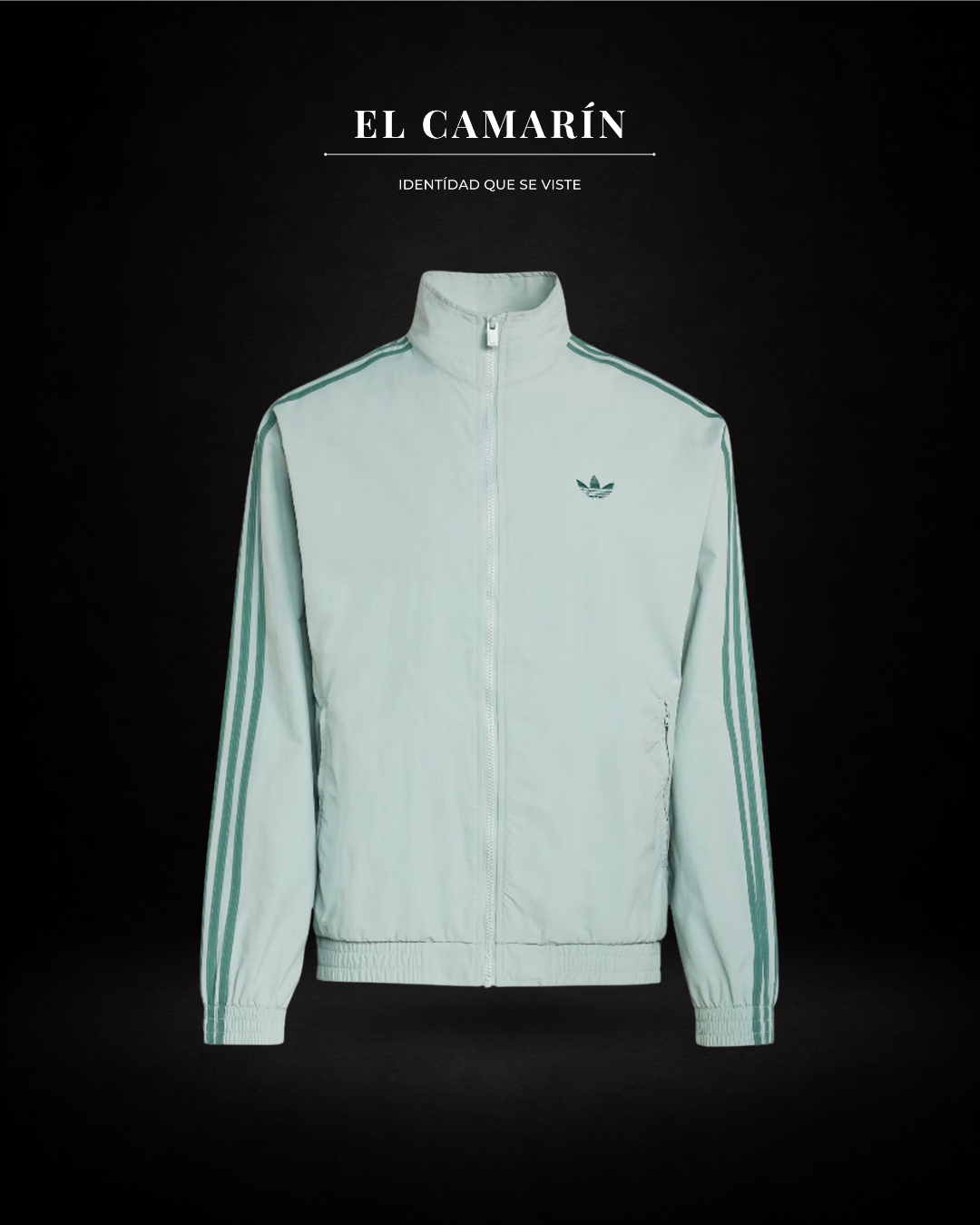 CHAQUETA DEPORTIVA FIREBIRD ADIDAS ORIGINAL CELESTE