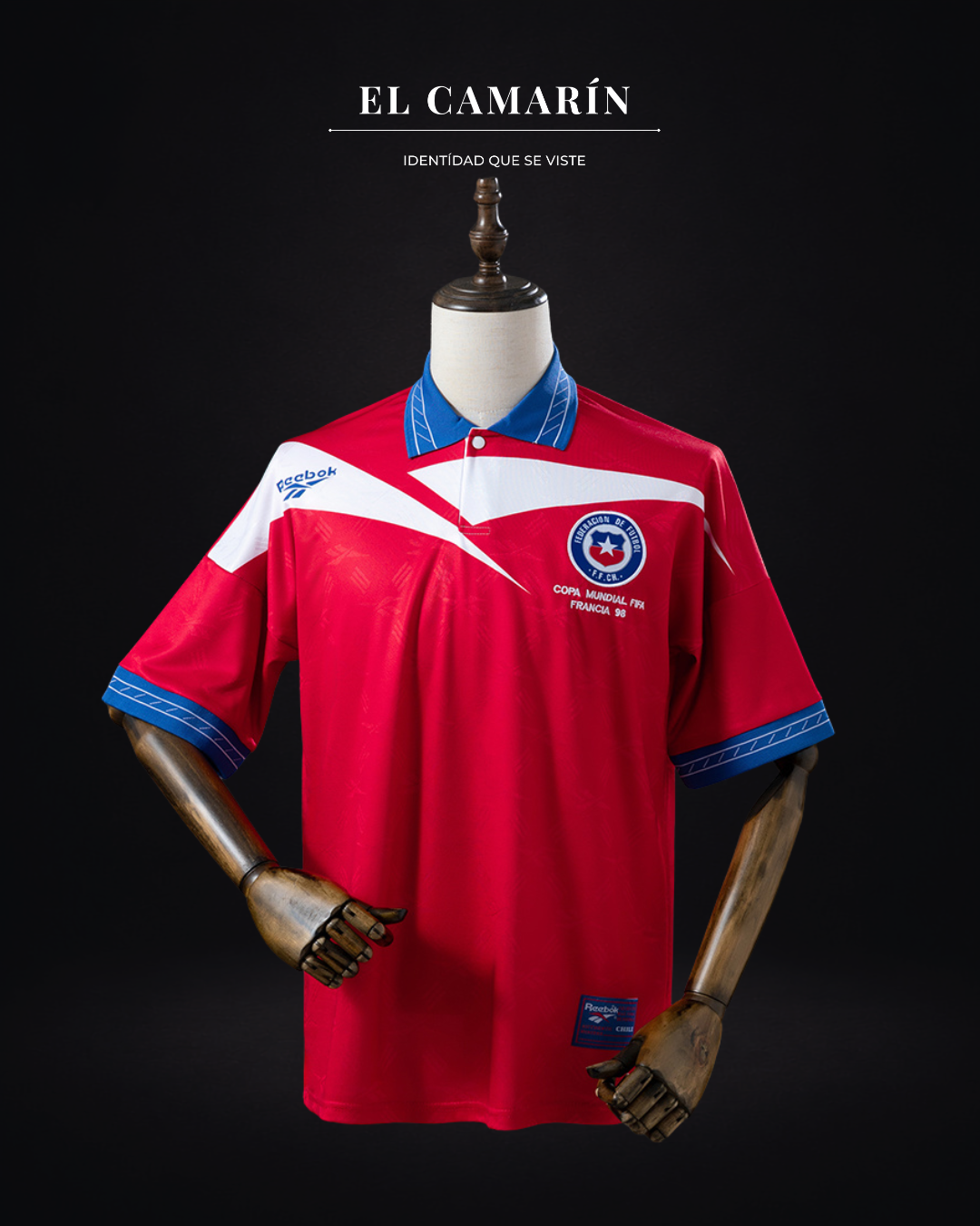 CAMISETA CHILE 1998 LOCAL