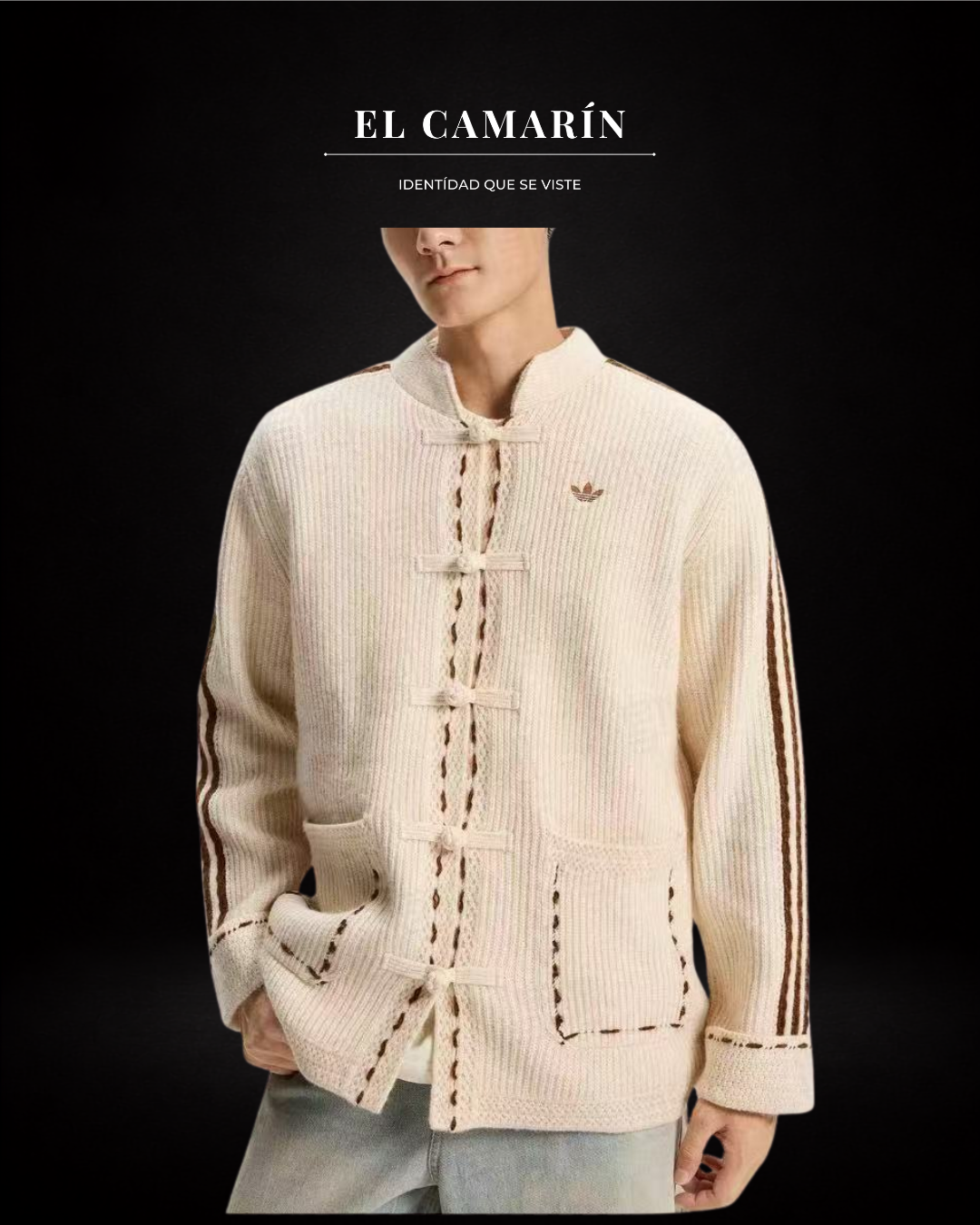 CHALECO ADIDAS NEW YEAR KNIT CREMA