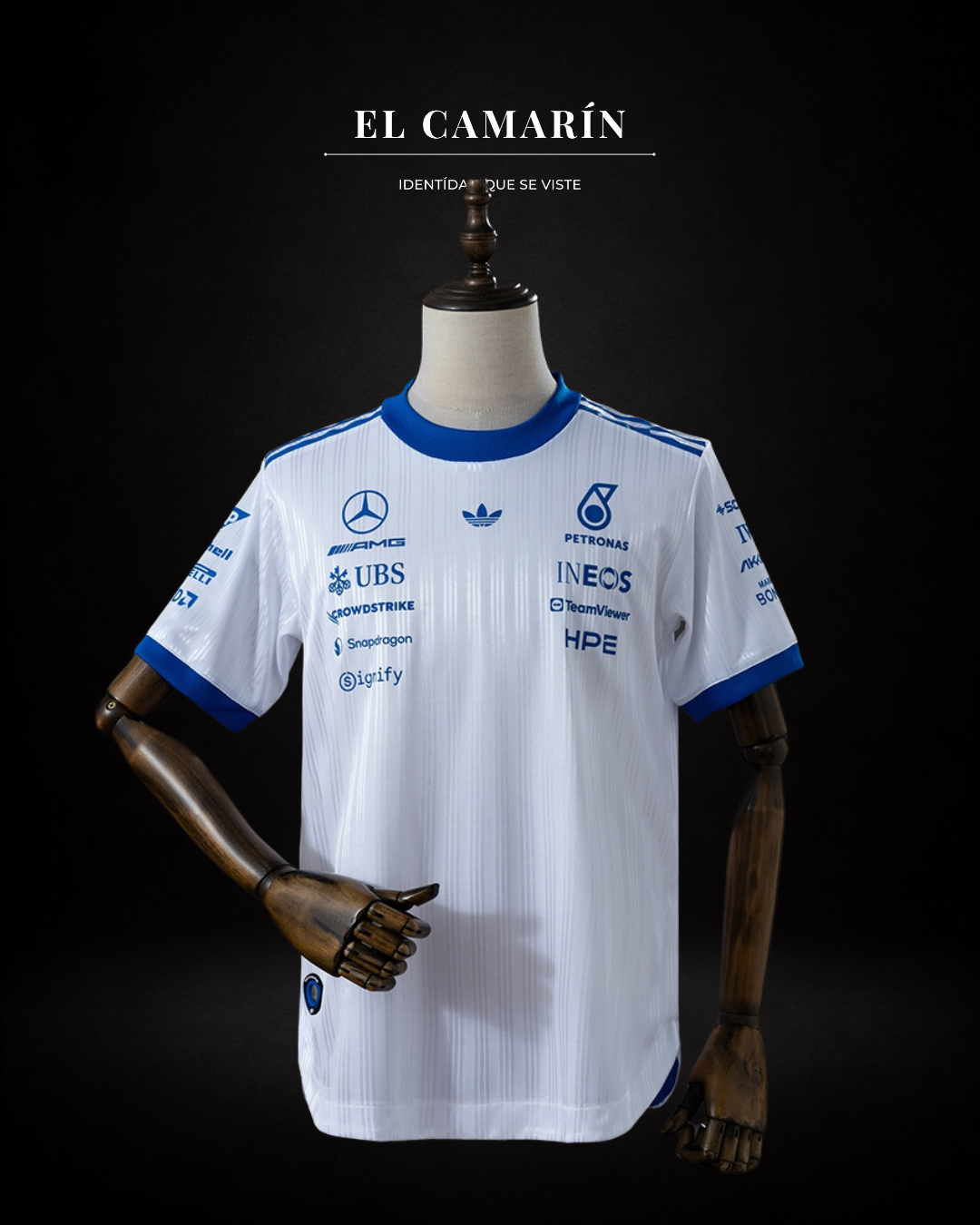 Mercedes-AMG Petronas F1 2026 pro version White T-shirt