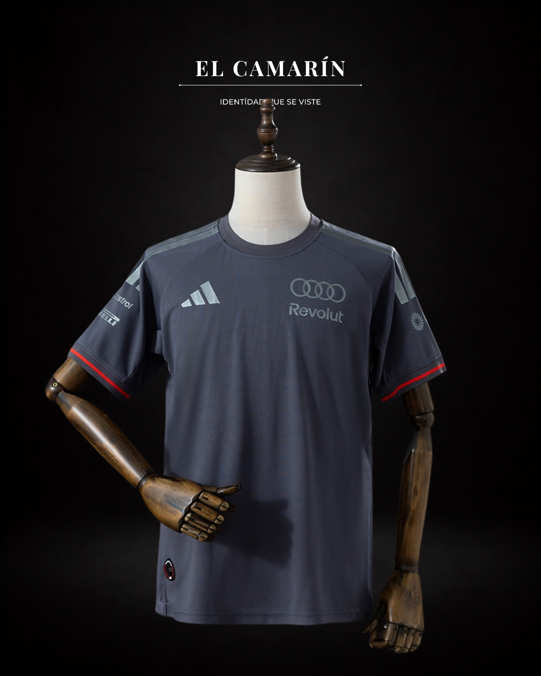 AUDI REVOLUT F1 2026 Dark Gray T-shirt