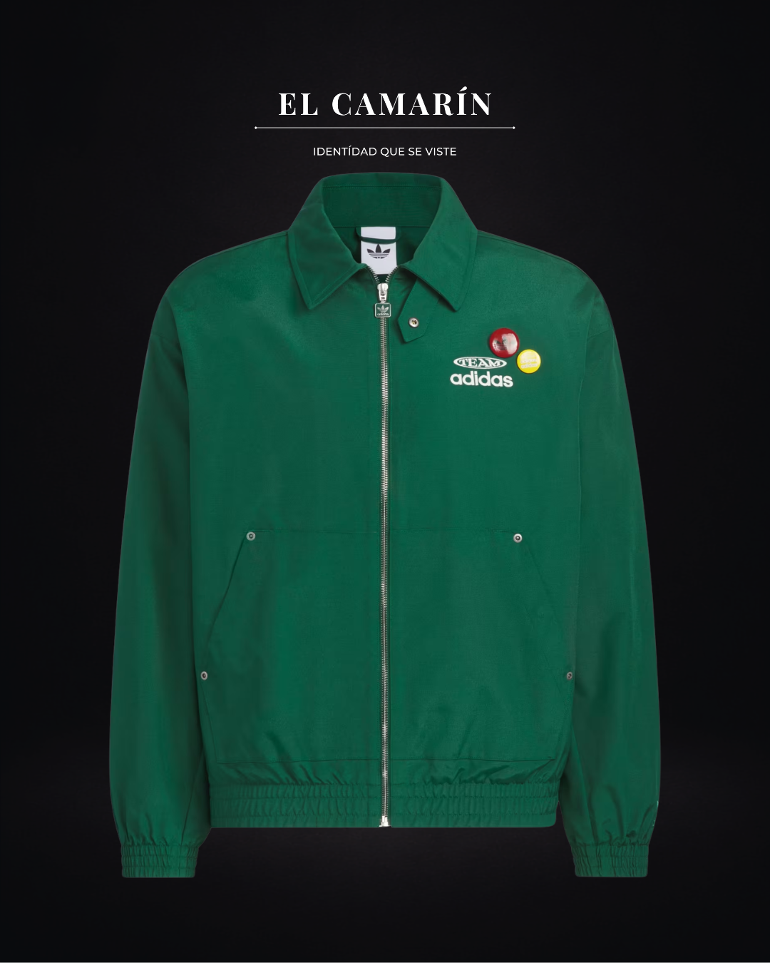 CHAQUETA ADIDAS TEAM - VERDE