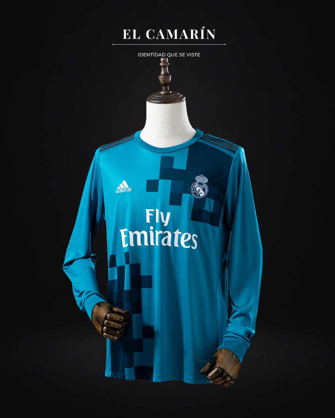 CAMISETA REAL MADRID 2017-18 VISITA - M.LARGA