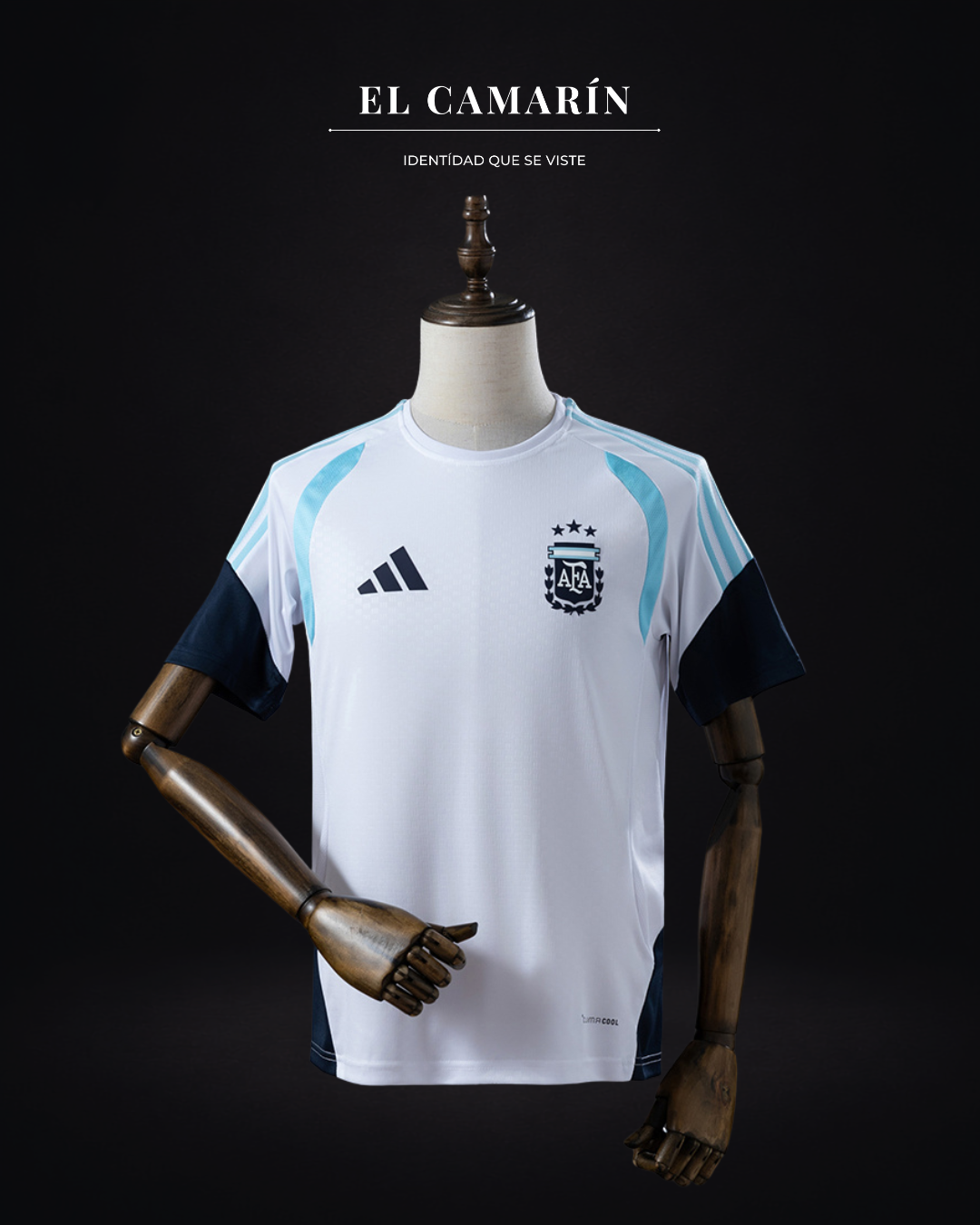 CAMISETA ARGENTINA 2026 ENTRENAMIENTO - BLANCA