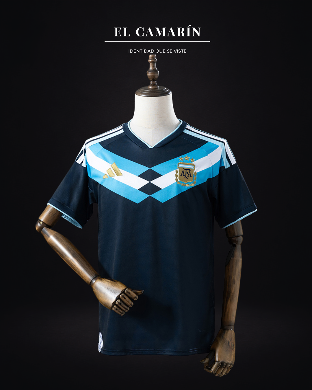 CAMISETA ARGENTINA 2026 ENTRENAMIENTO - NEGRA
