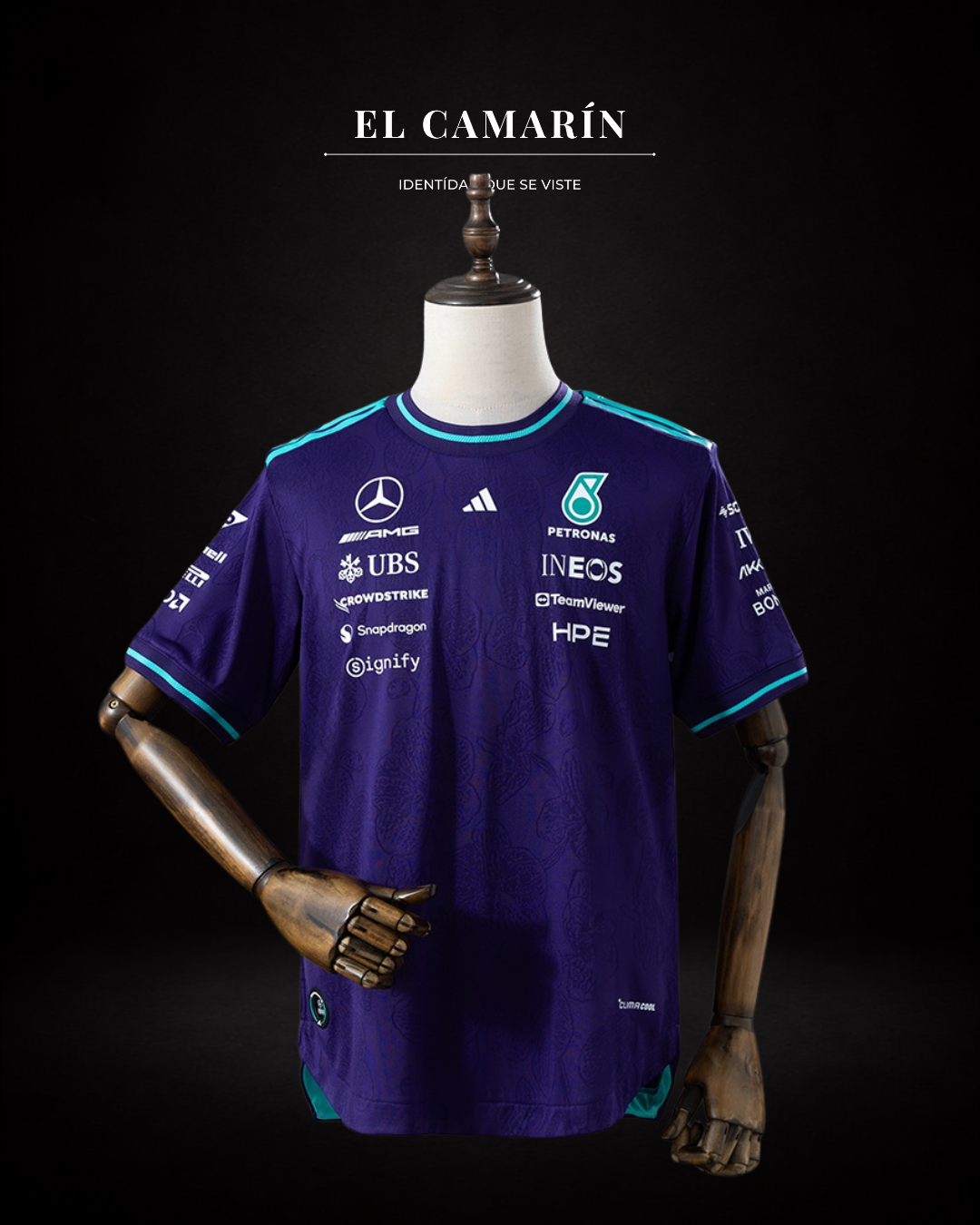 Mercedes-AMG Petronas F1 2026 PRO version Purple T-shirt