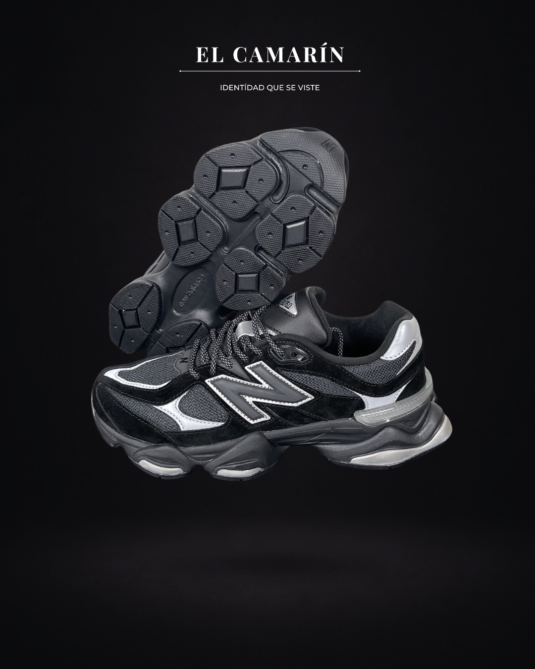 New Balance 9060 Black Reflective