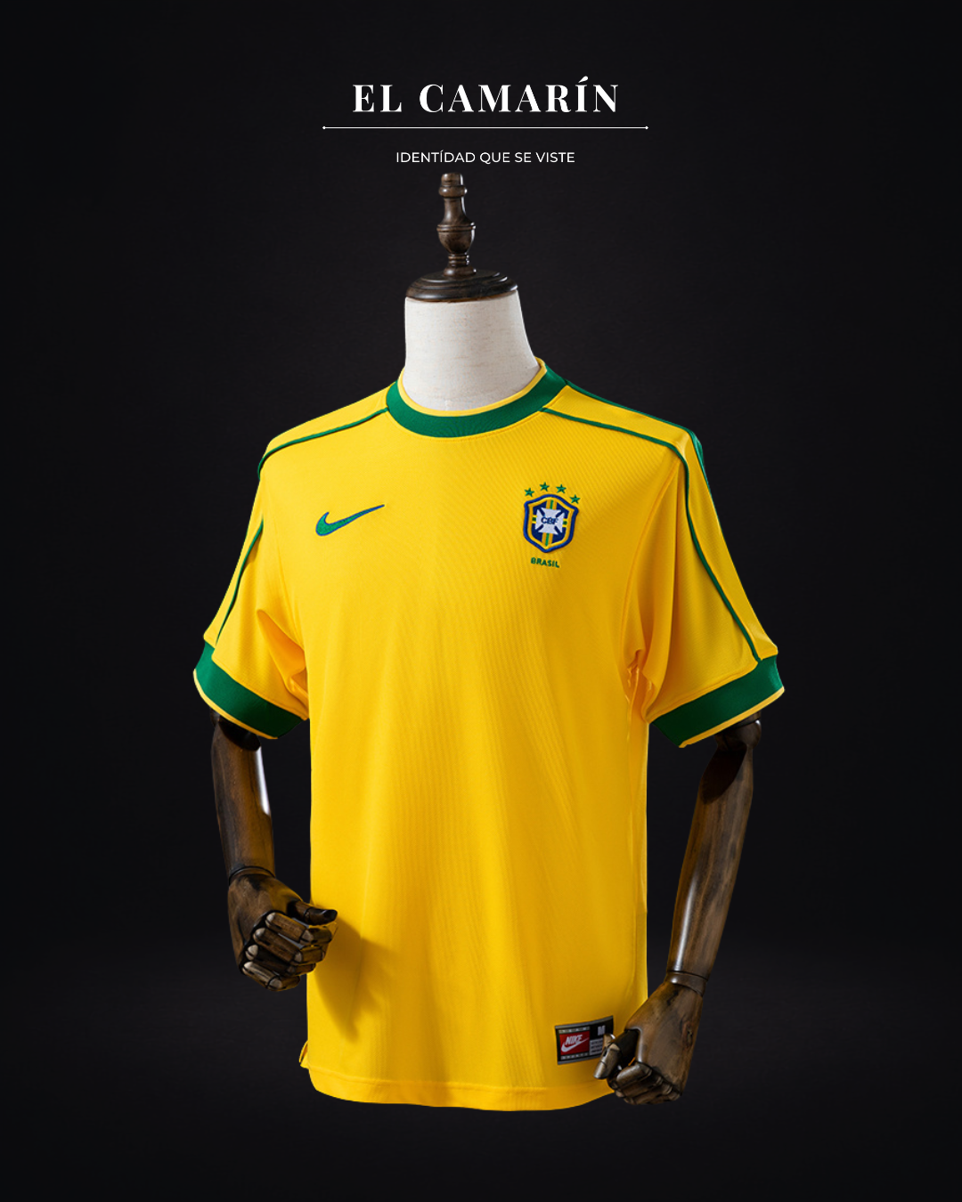CAMISETA BRASIL 1998 LOCAL