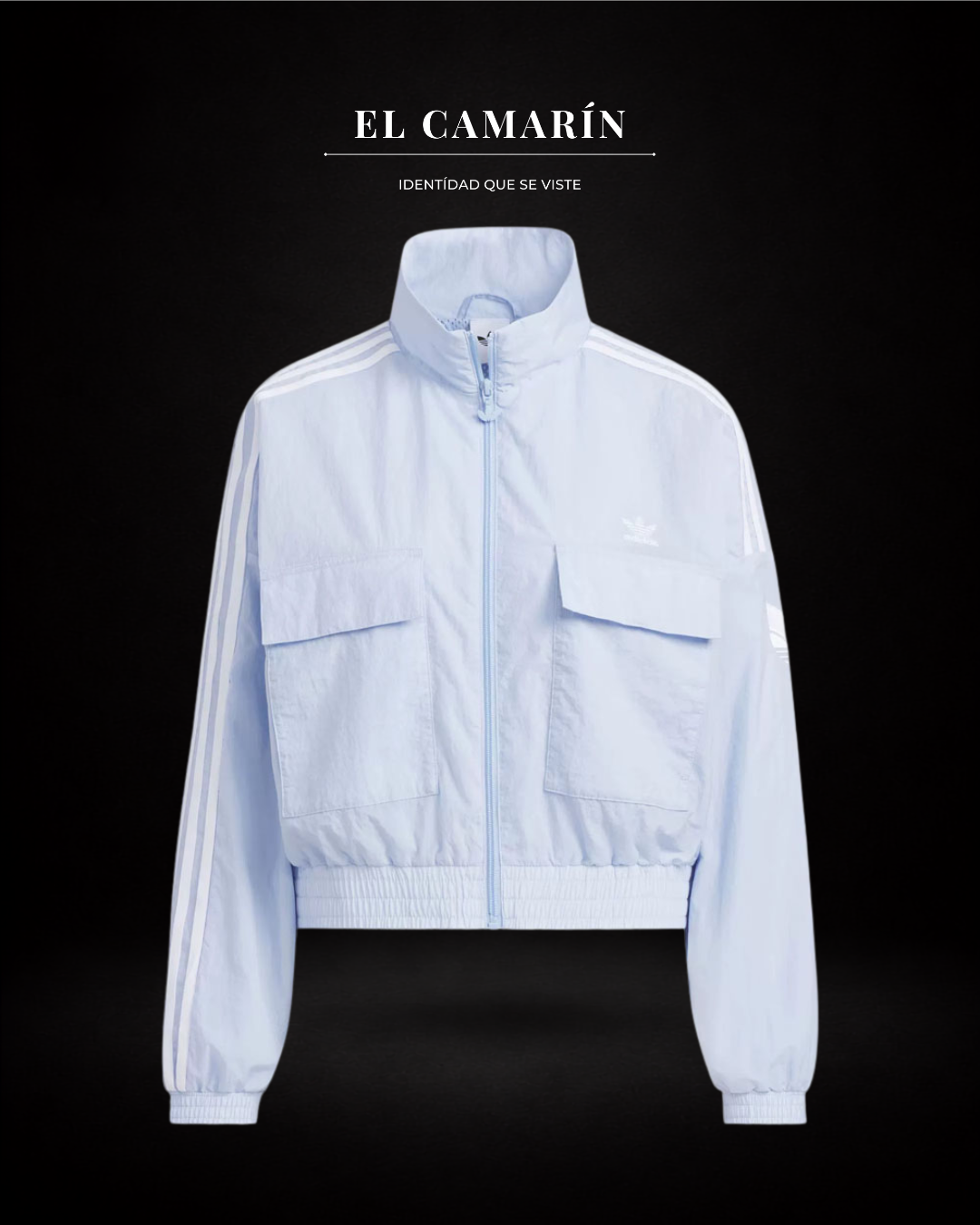 CHAQUETA ADIDAS ORIGINALS SOLID COLOR - CELESTE