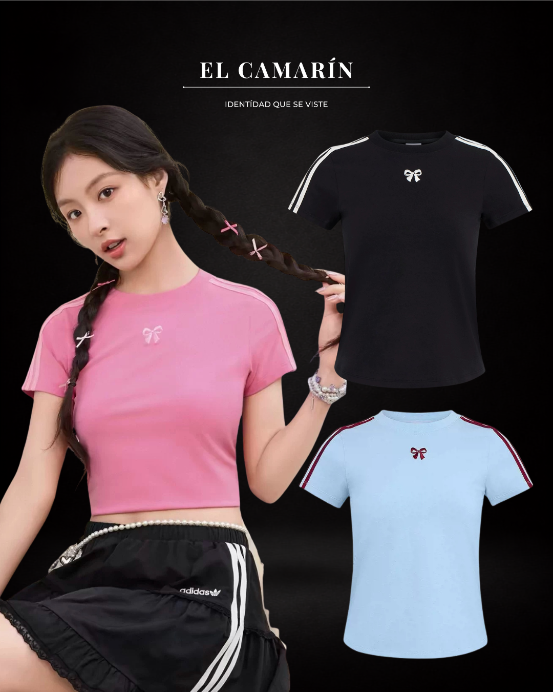 POLERA ADIDAS ORIGINALS LAZO BORDADO