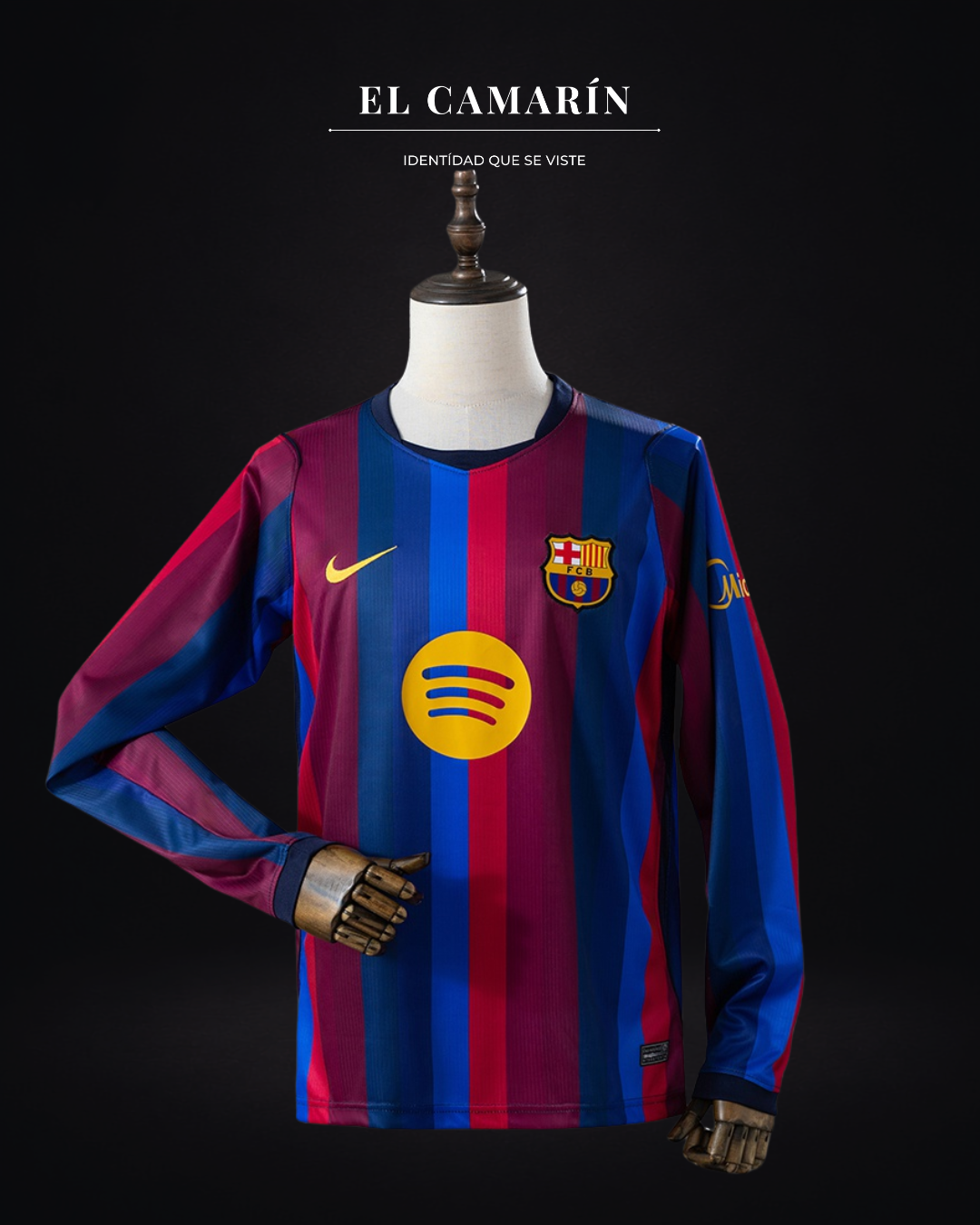 CAMISETA BARCELONA 2026 LOCAL - M.LARGA