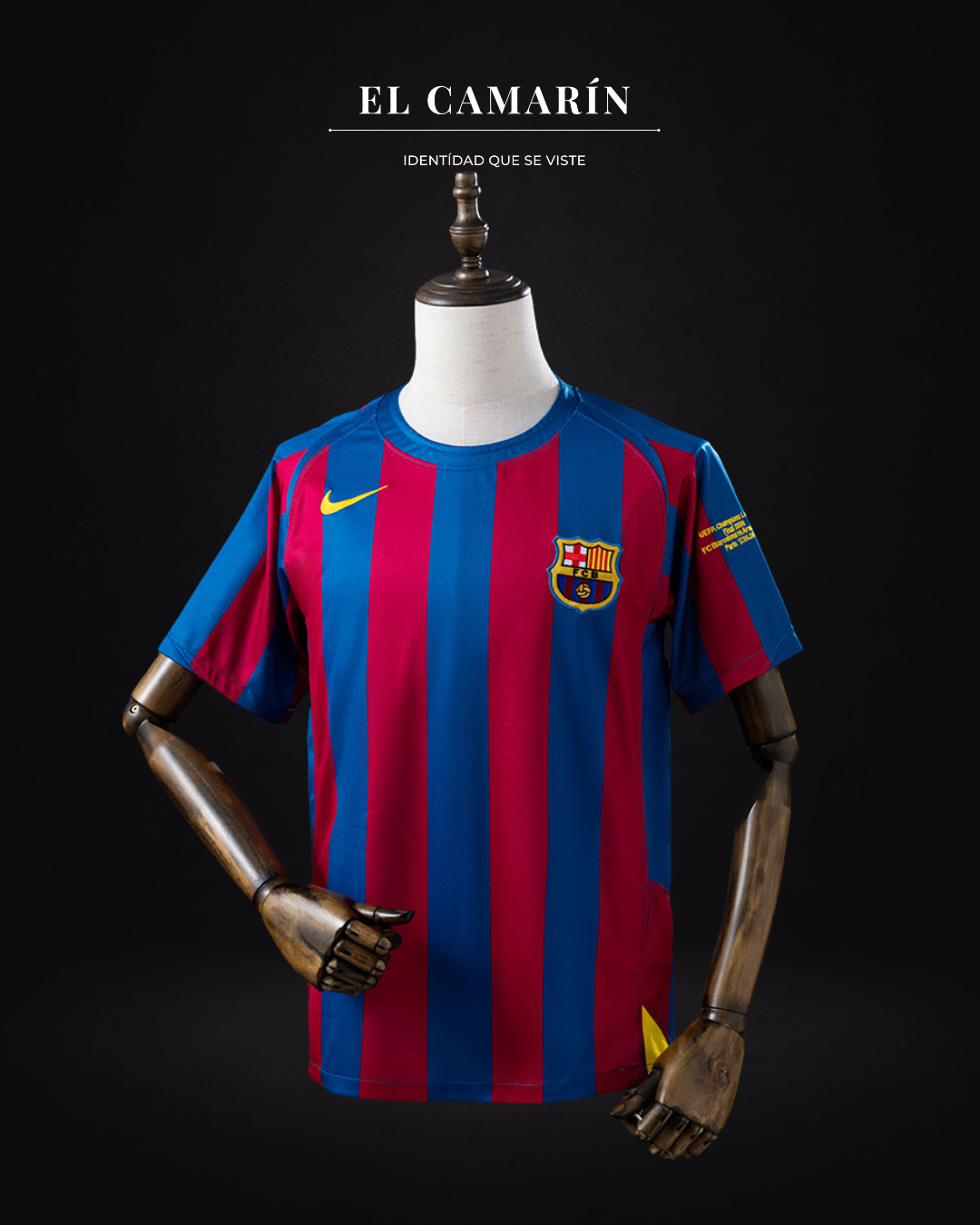 CAMISETA BARCELONA 2006 LOCAL FINAL CHAMPIONS