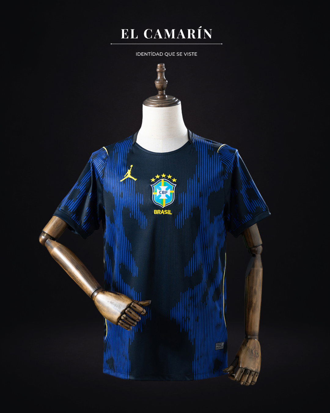 CAMISETA BRASILxJORDAN 2026 VISITA
