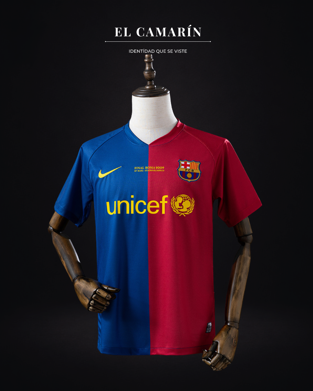 CAMISETA BARCELONA 2009 LOCAL FINAL CHAMPIONS