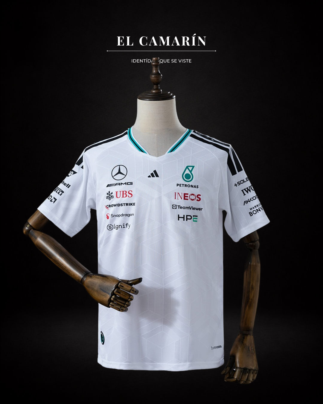 Mercedes-AMG Petronas F1 2026 PRO version White T-shirt