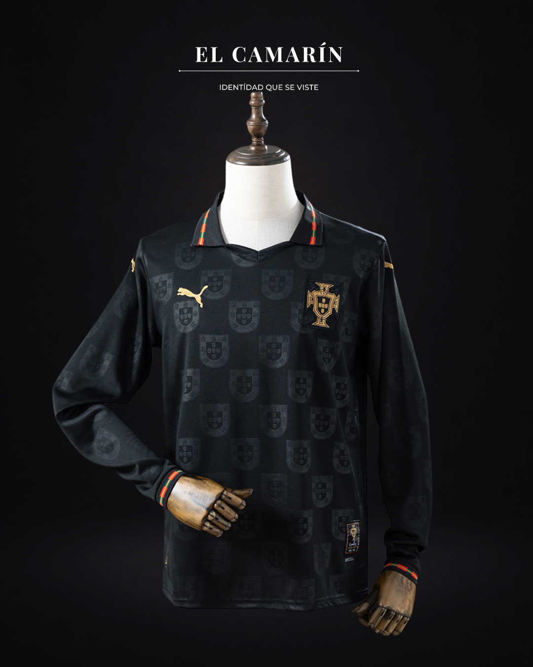 CAMISETA PORTUGAL 2026 PANTERA NEGRA - M.LARGA