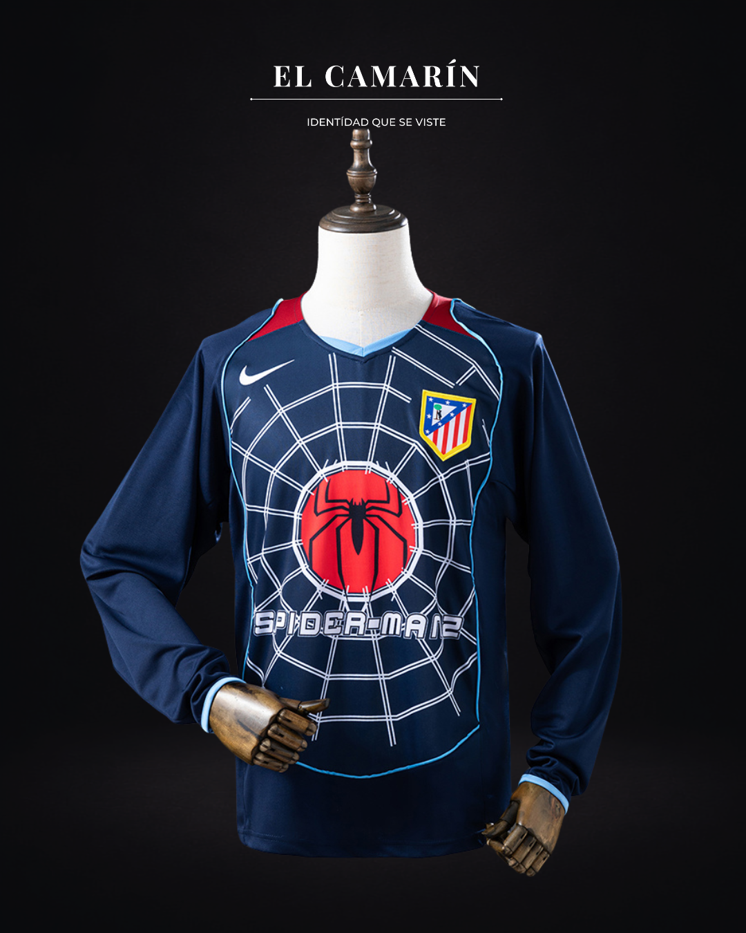 CAMISETA ATLETICO MADRID 2004-5 VISITA - M.LARGA