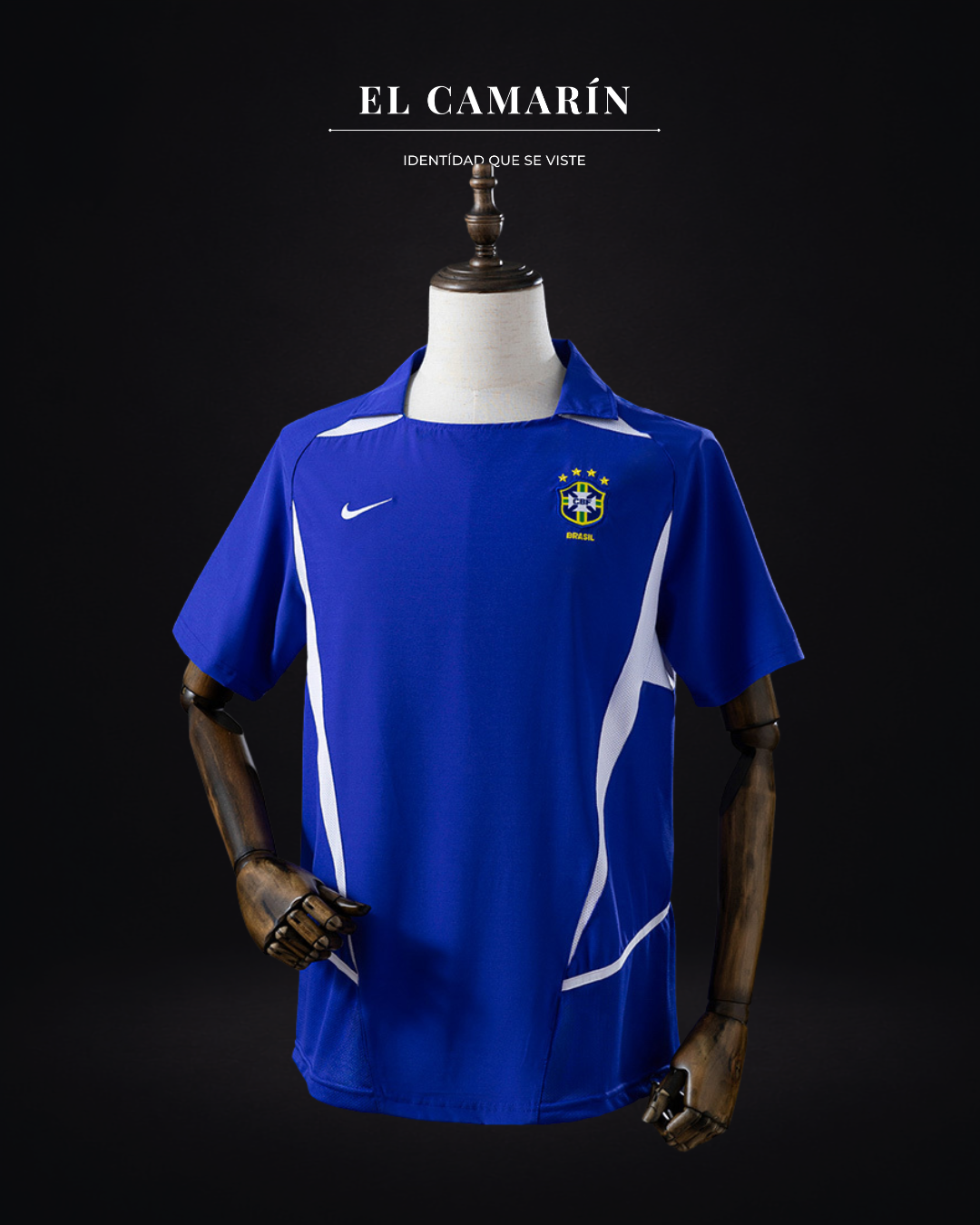 CAMISETA BRASIL 2002 VISITA