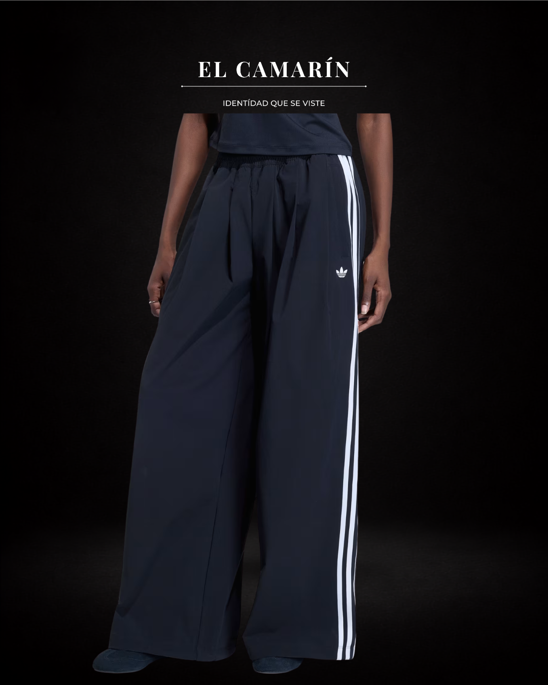 PANTALON ADIDAS ADILENIUM 5.0 OG PLISADO - NEGRO