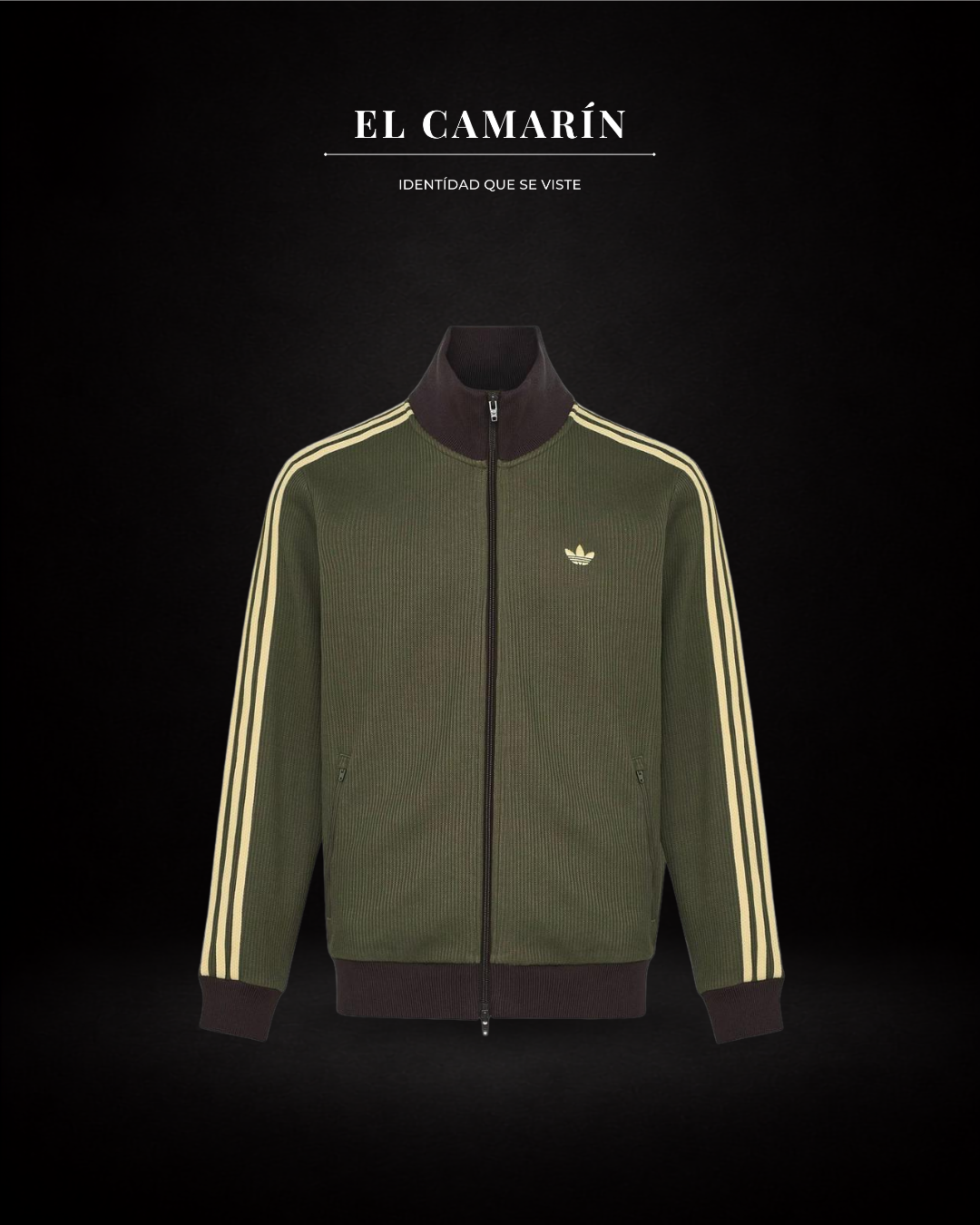 ADIDAS ORIGINALS WAFFLE TRACK TOP VERDE