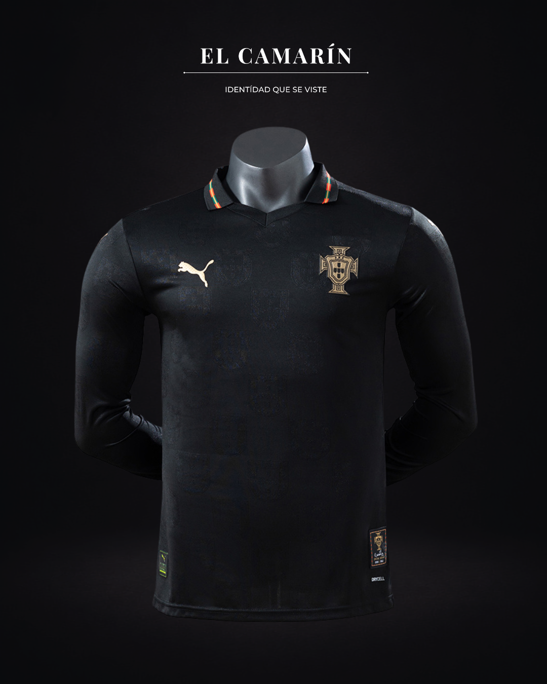 CAMISETA PORTUGAL 2026 PANTERA NEGRA - M.LARGA