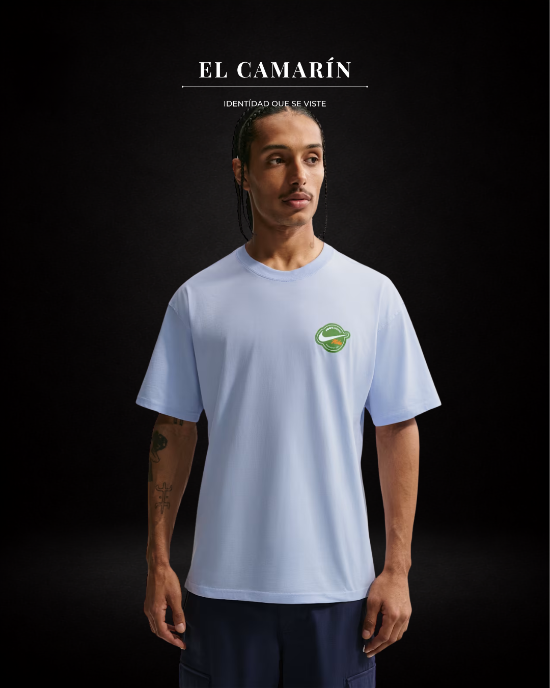 POLERA NIKE SPORTWEAR - CELESTE