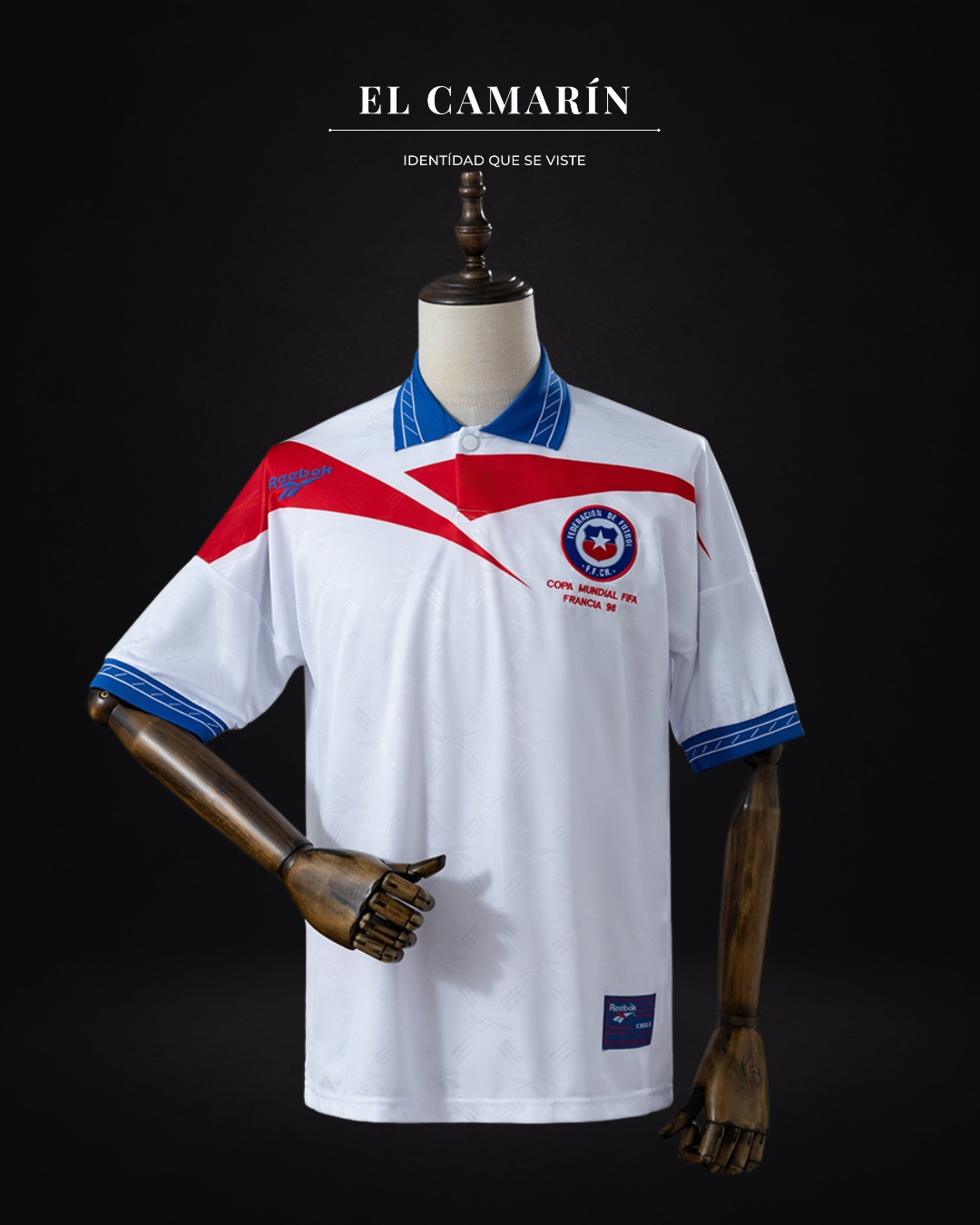 CAMISETA CHILE 1998 VISITA