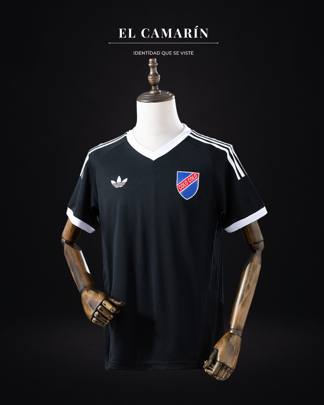 CAMISETA COLO-COLO 100AÑOS - NEGRA