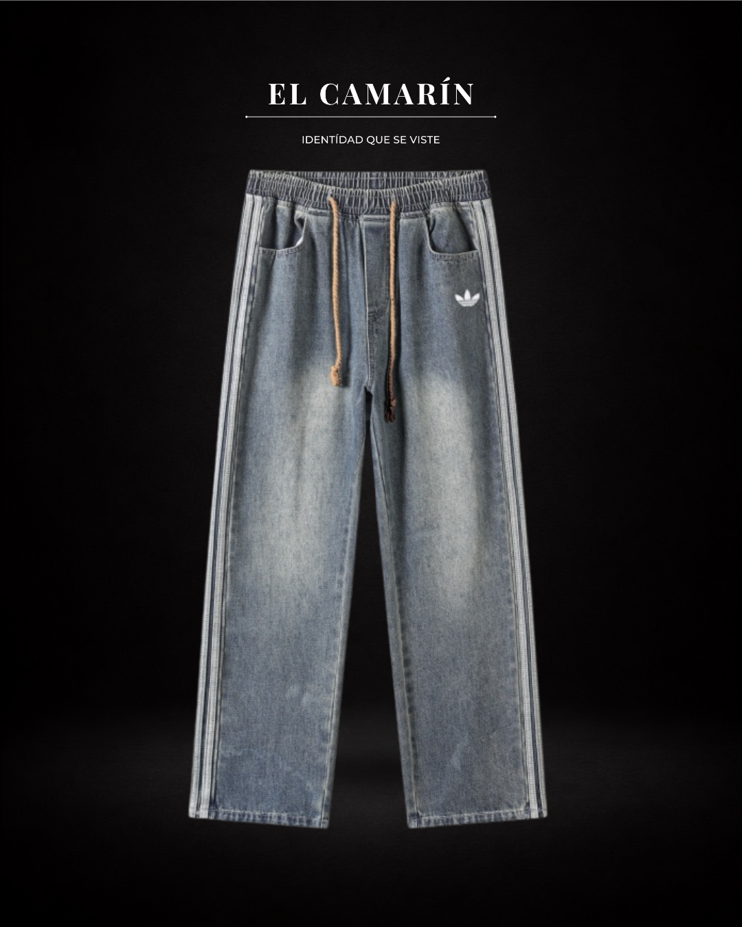 ADIDAS ORIGINALS DENIM FIREBIRD GRIS