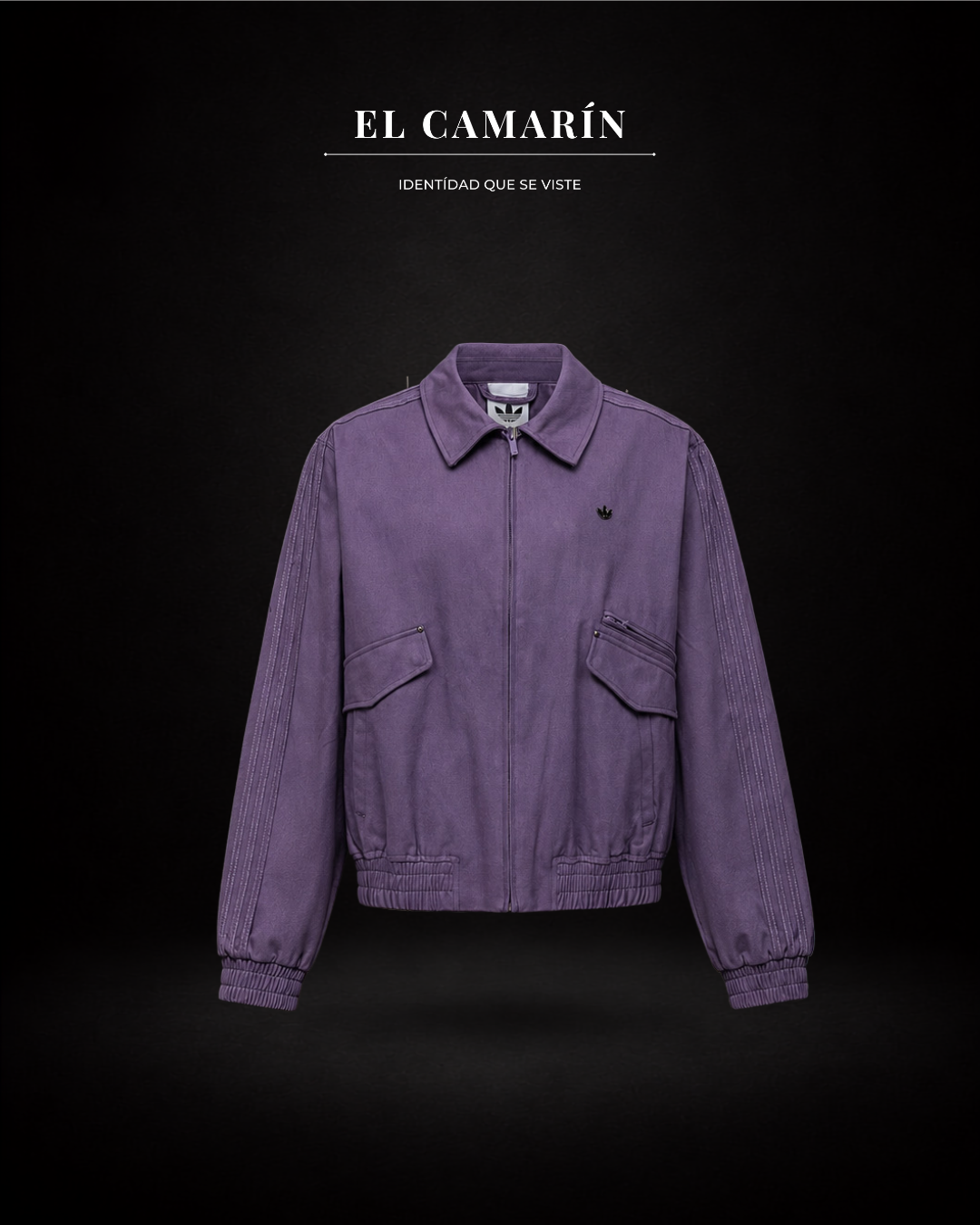 ADIDAS WOVEN JACKET MORADA