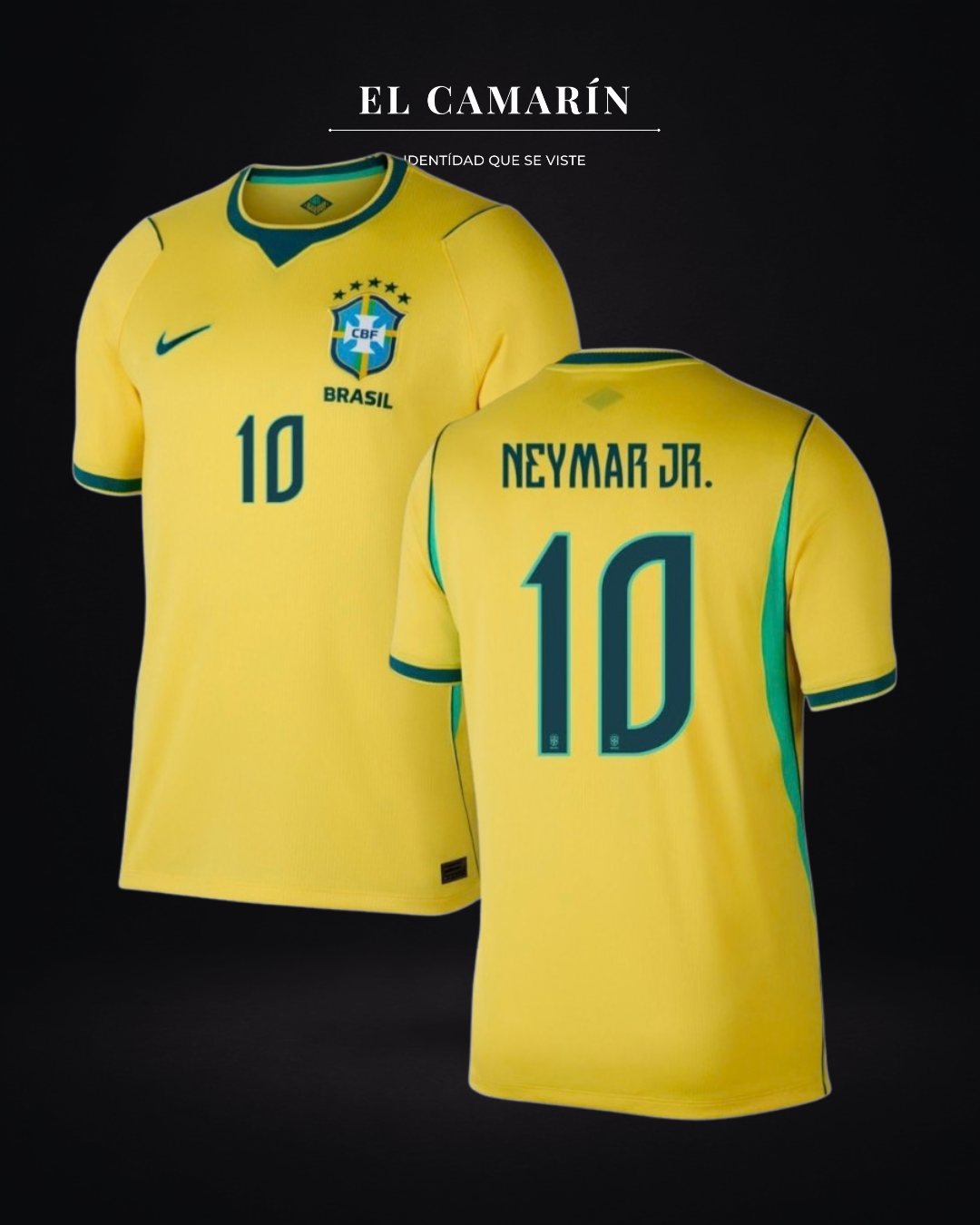 CAMISETA BRASIL 2026 LOCAL - NEYMAR JR 10 (FAN)