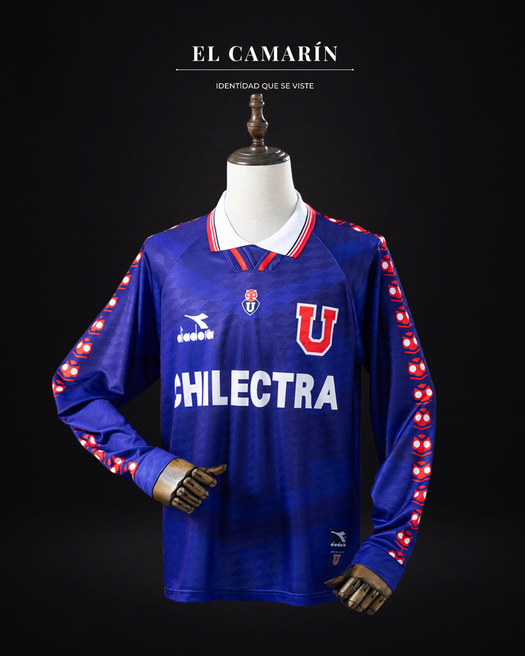 CAMISETA U. DE CHILE 1996 LOCAL - M.LARGA