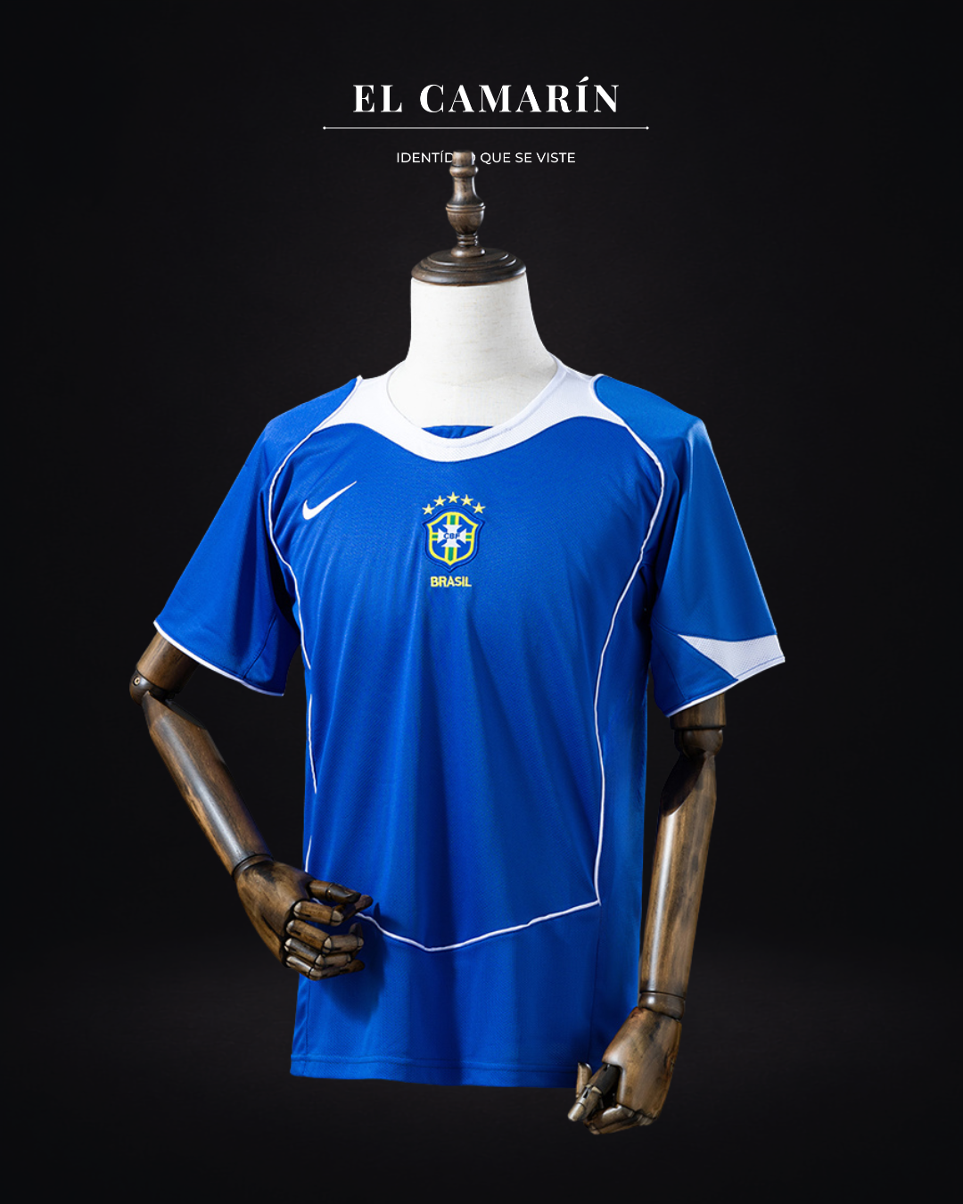 CAMISETA BRASIL 2004 VISITA