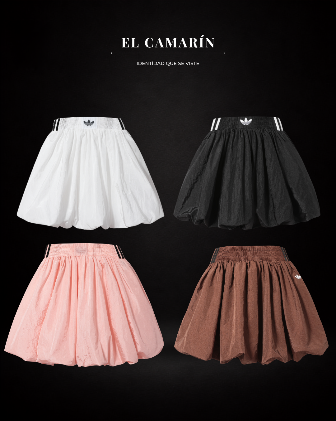 FALDA CORTA ADIDAS BALLOON