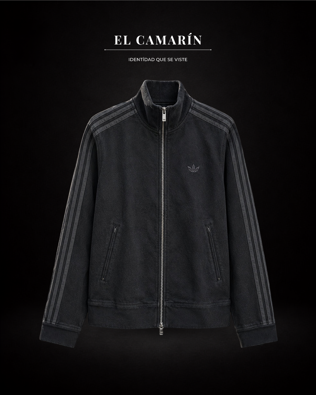 CHAQUETA ADIDAS ORIGINALS ATHL DEPT TWILL FIREBIRD NEGRA