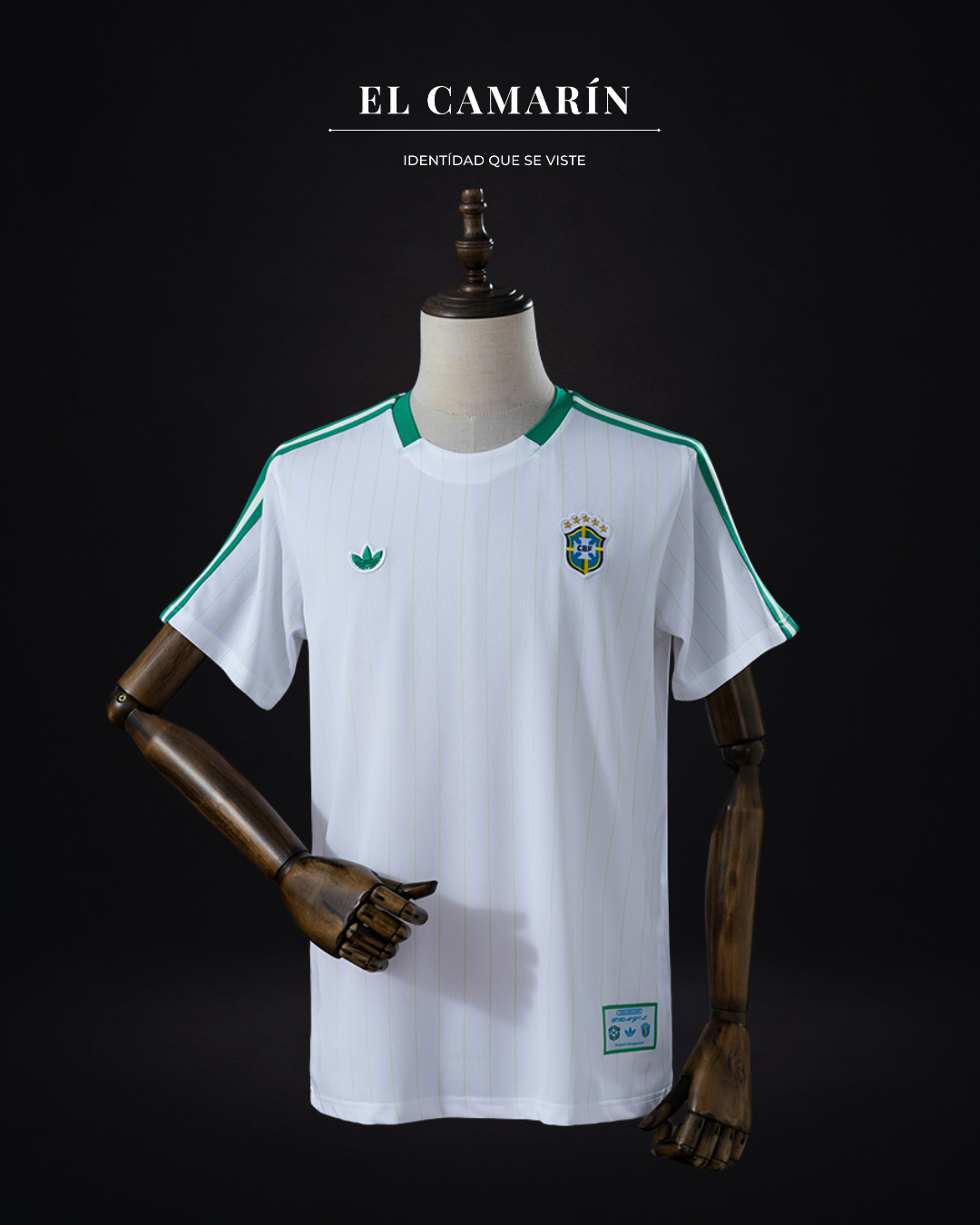CAMISETA BRASIL TERRACE ICON - BLANCA
