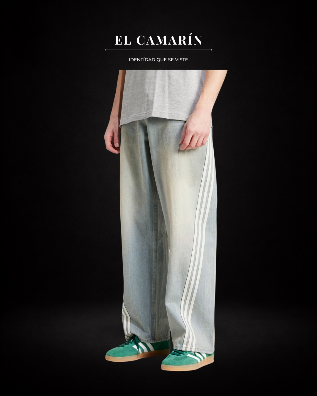 PANTALON ADILENIUM SEASON 3 Holgado DENIM CLARO
