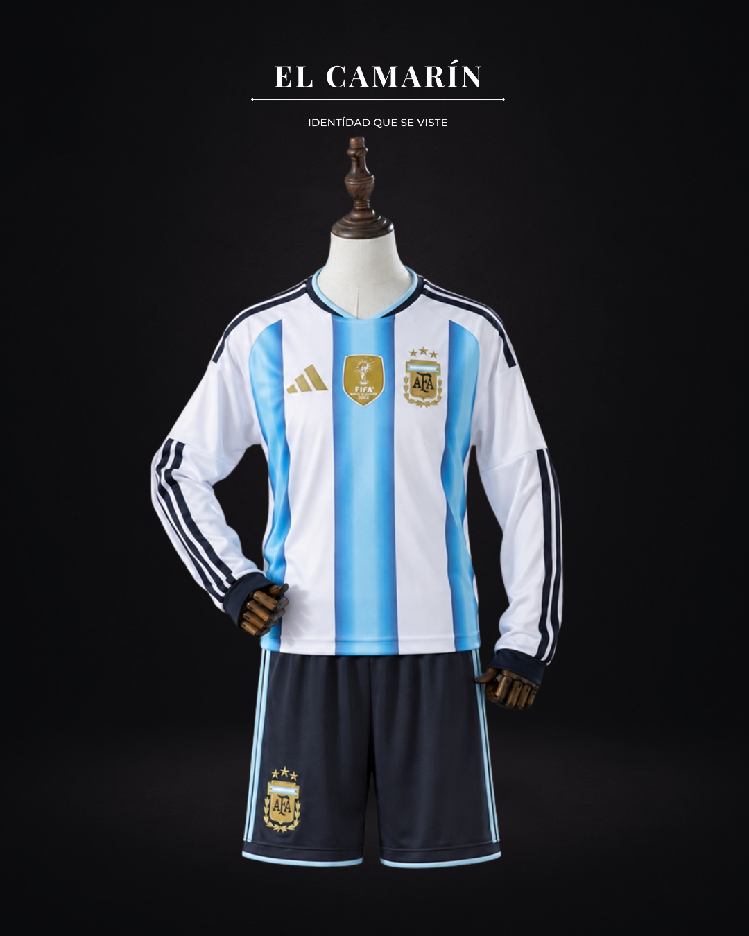CONJUNTO NIÑOS ARGENTINA 2026 LOCAL M.LARGA
