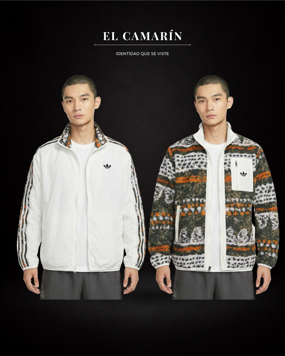 CHAQUETA REVERSIBLE ADIDAS ORIGINALS TOC FW25 BLANCA