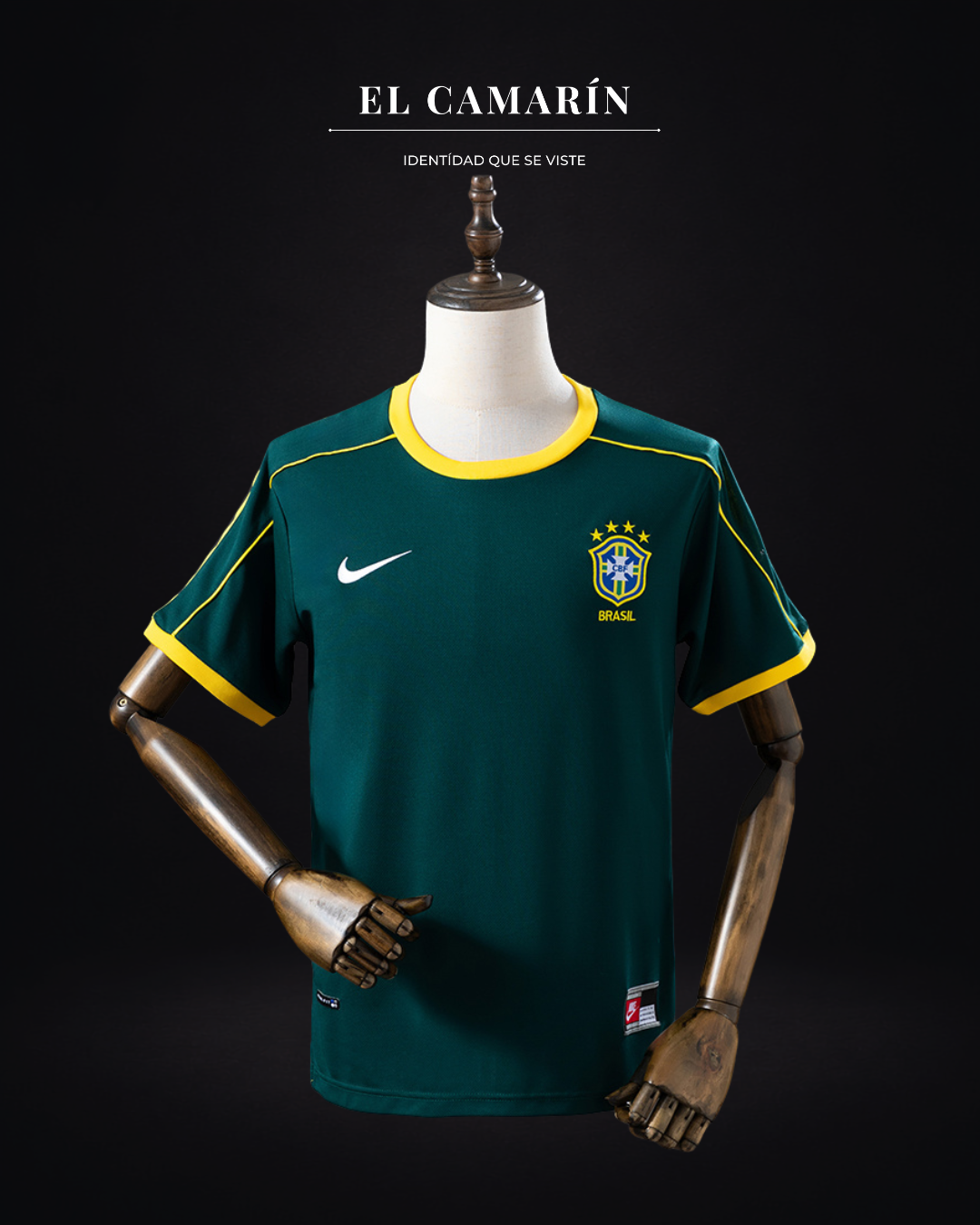 CAMISETA BRASIL 1998 ARQUERO