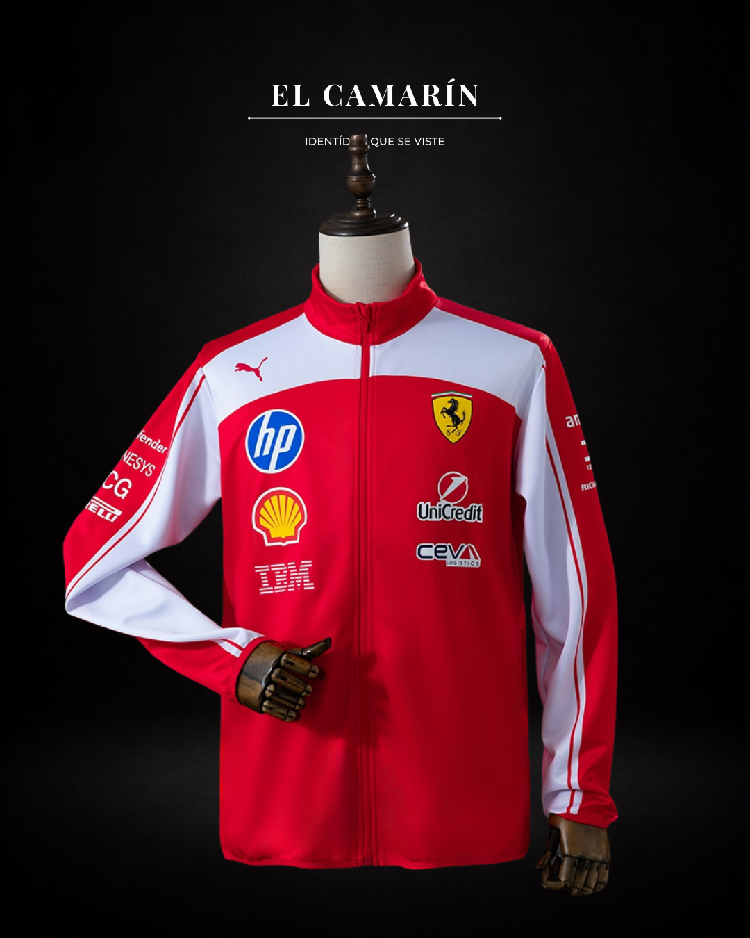 Scuderia Ferrari 2026 Red Full-Zip Jacket