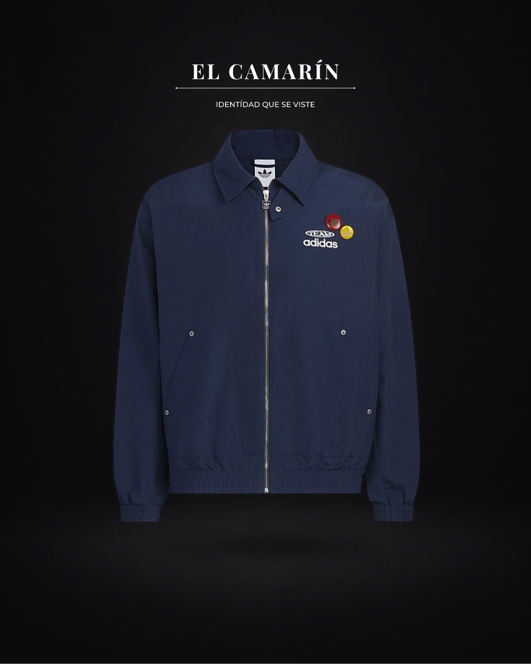 CHAQUETA ADIDAS TEAM - AZUL