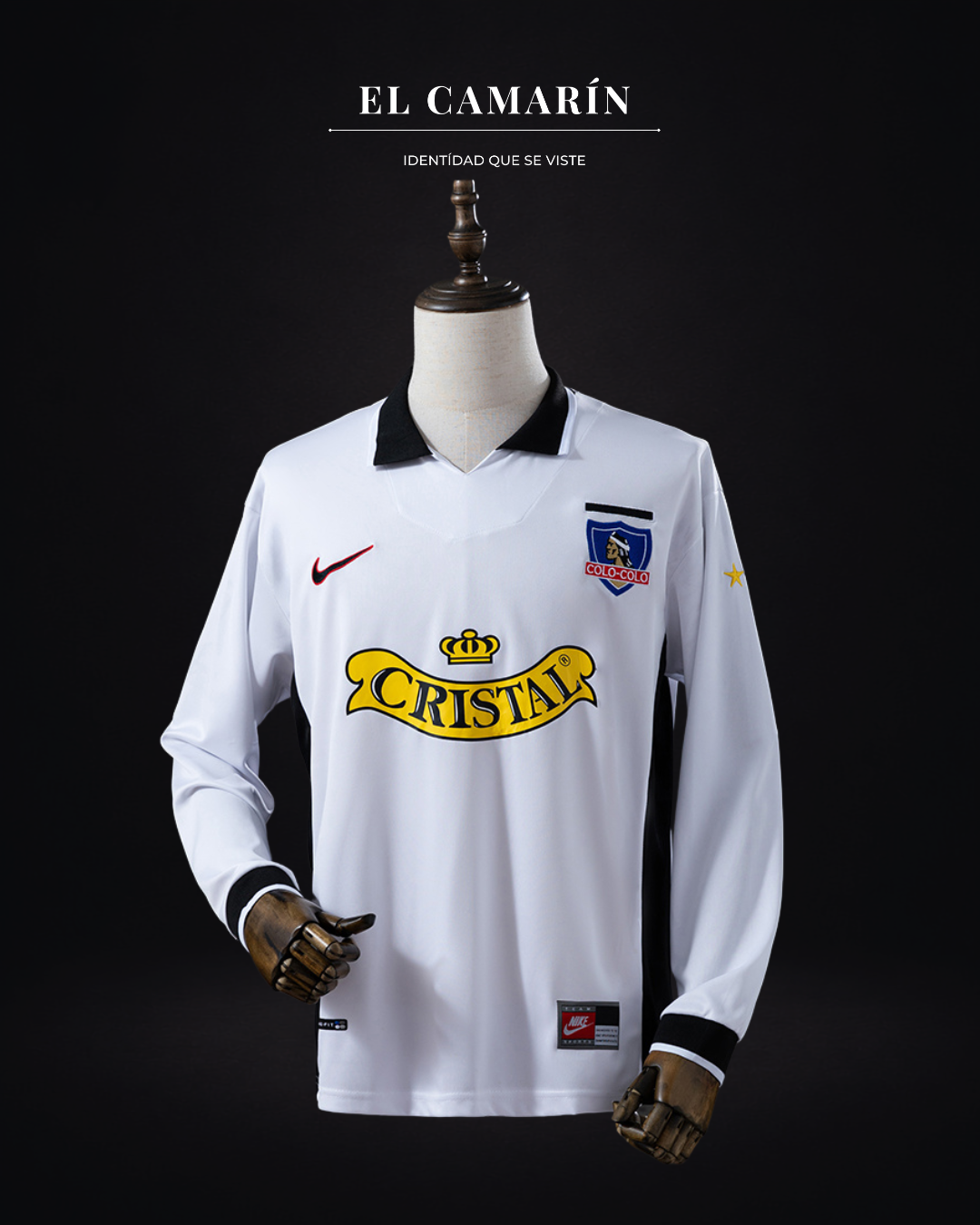 CAMISETA COLO-COLO 1998 LOCAL - M.LARGA